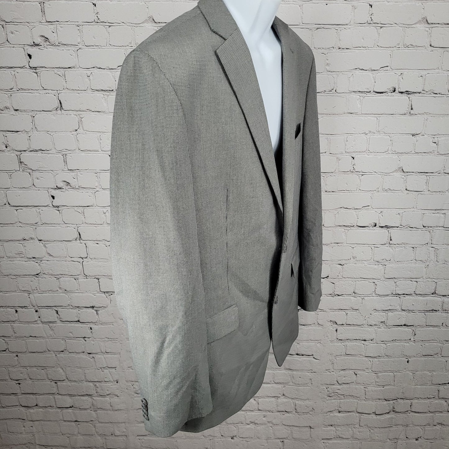 Michael Kors Grey 2 Button Double Vented Notch Blazer Sport Coat Size 44L