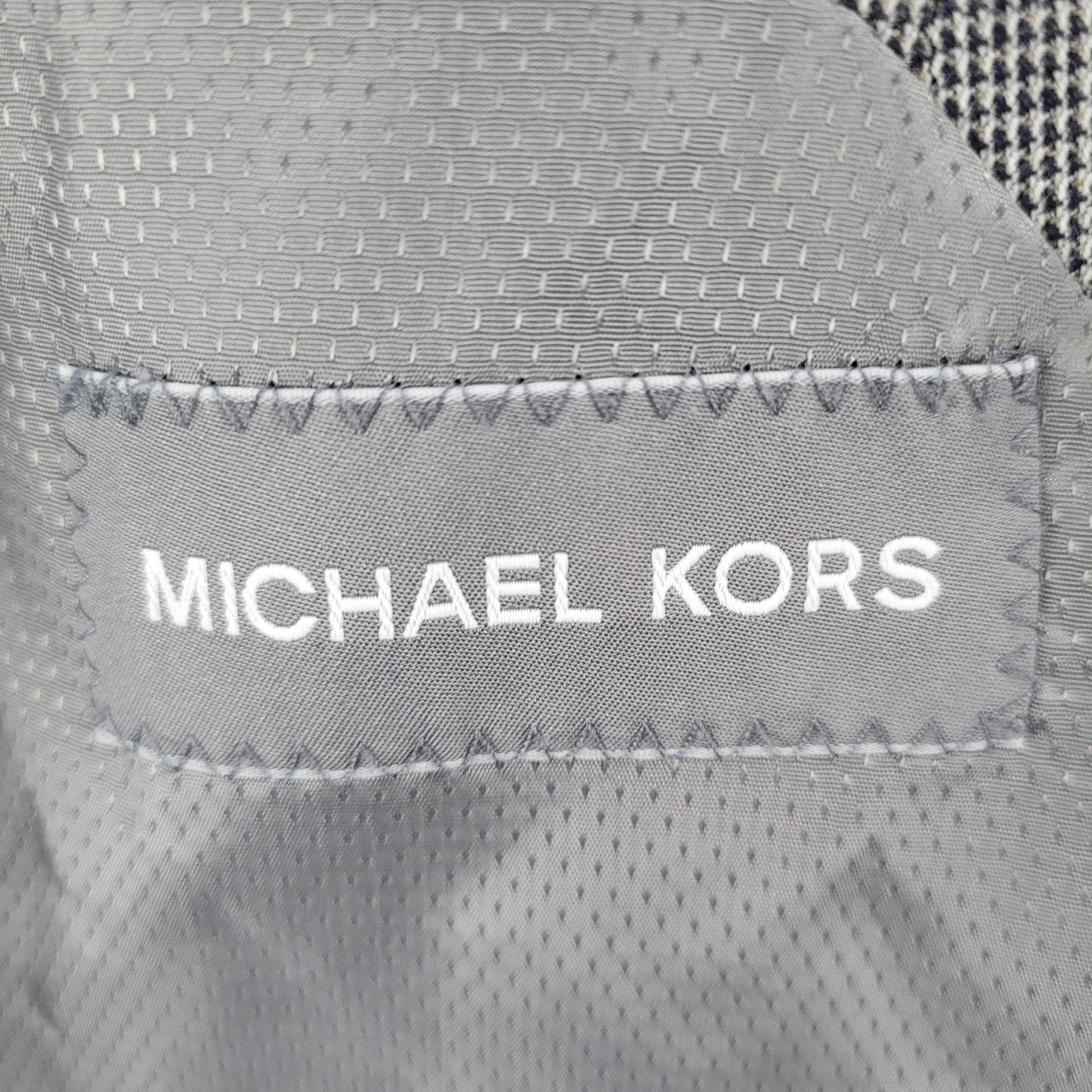 Michael Kors Grey 2 Button Double Vented Notch Blazer Sport Coat Size 44L