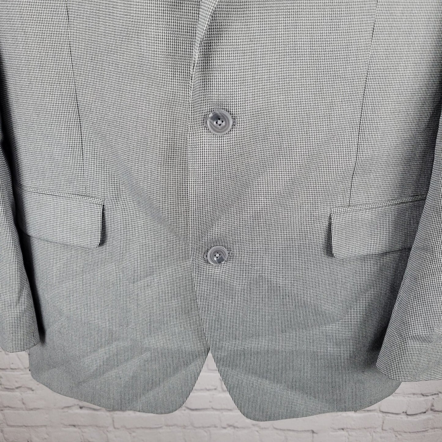 Michael Kors Grey 2 Button Double Vented Notch Blazer Sport Coat Size 44L