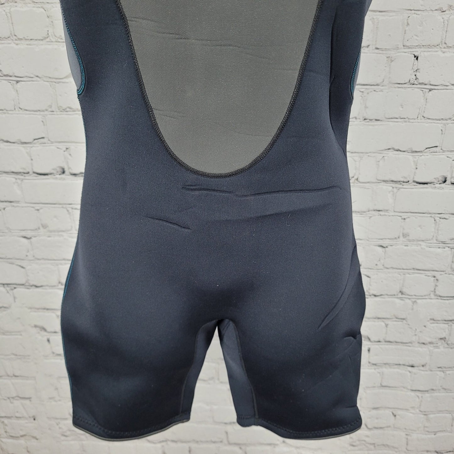 Aqualung Sport Black 3mm Quantum Stretch Shorty Springsuit Wetsuit Size 9/10
