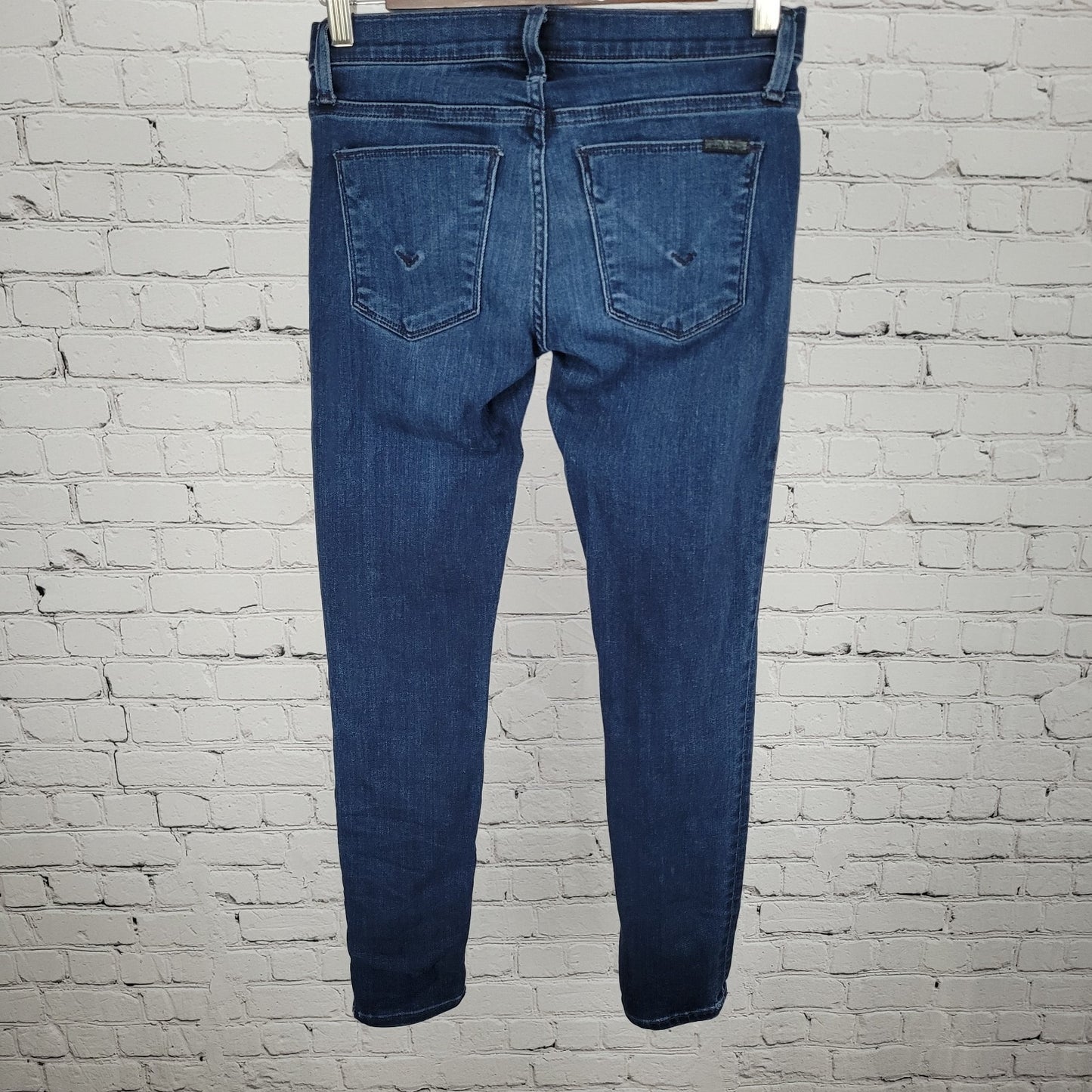 Hudson Blue Denim Nico Mid Rise Super Skinny Stretch Jeans Size 25 (25x26.5)