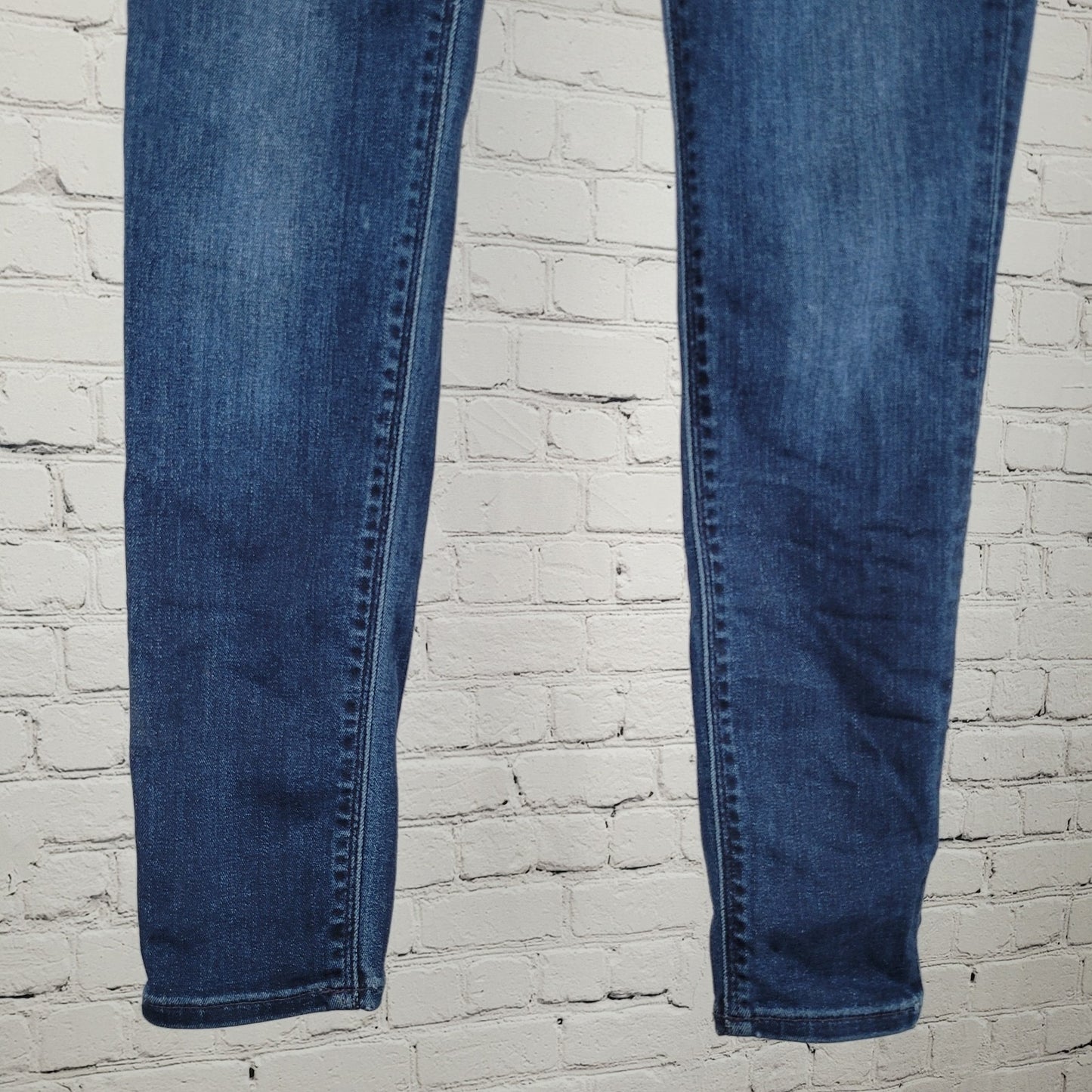 Hudson Blue Denim Nico Mid Rise Super Skinny Stretch Jeans Size 25 (25x26.5)