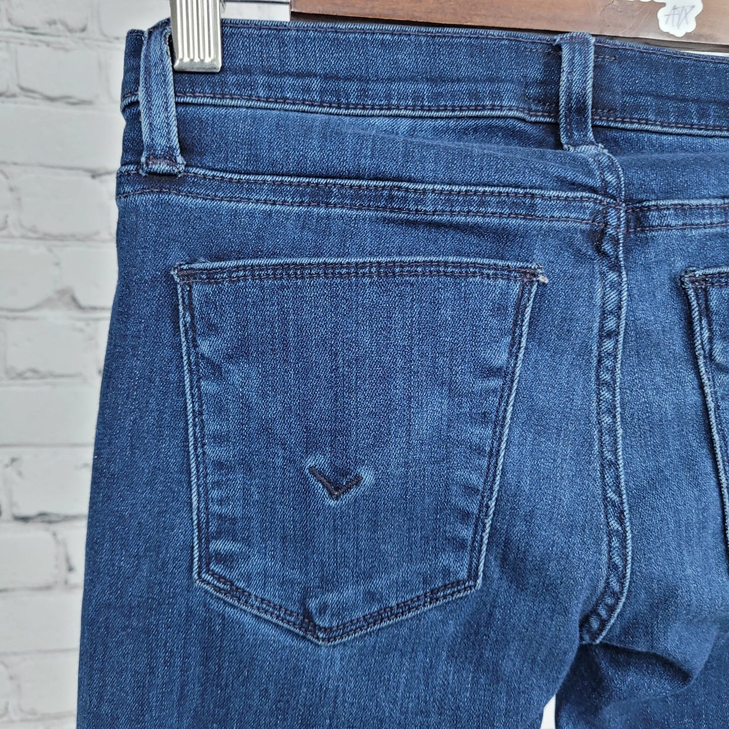 Hudson Blue Denim Nico Mid Rise Super Skinny Stretch Jeans Size 25 (25x26.5)