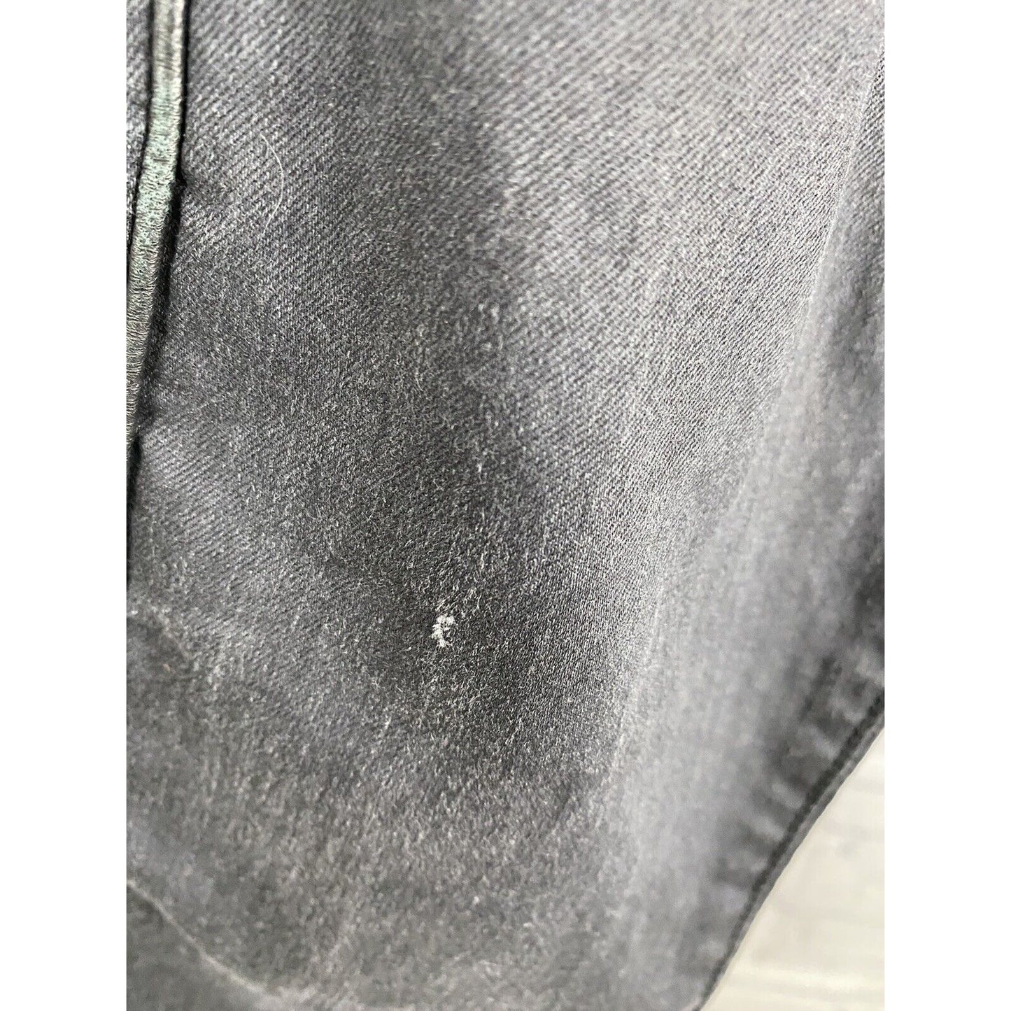 Rag & Bone Jeans Dark Gray Leather Accent Mid Rise Skinny Ankle Jeans (30 x 29)