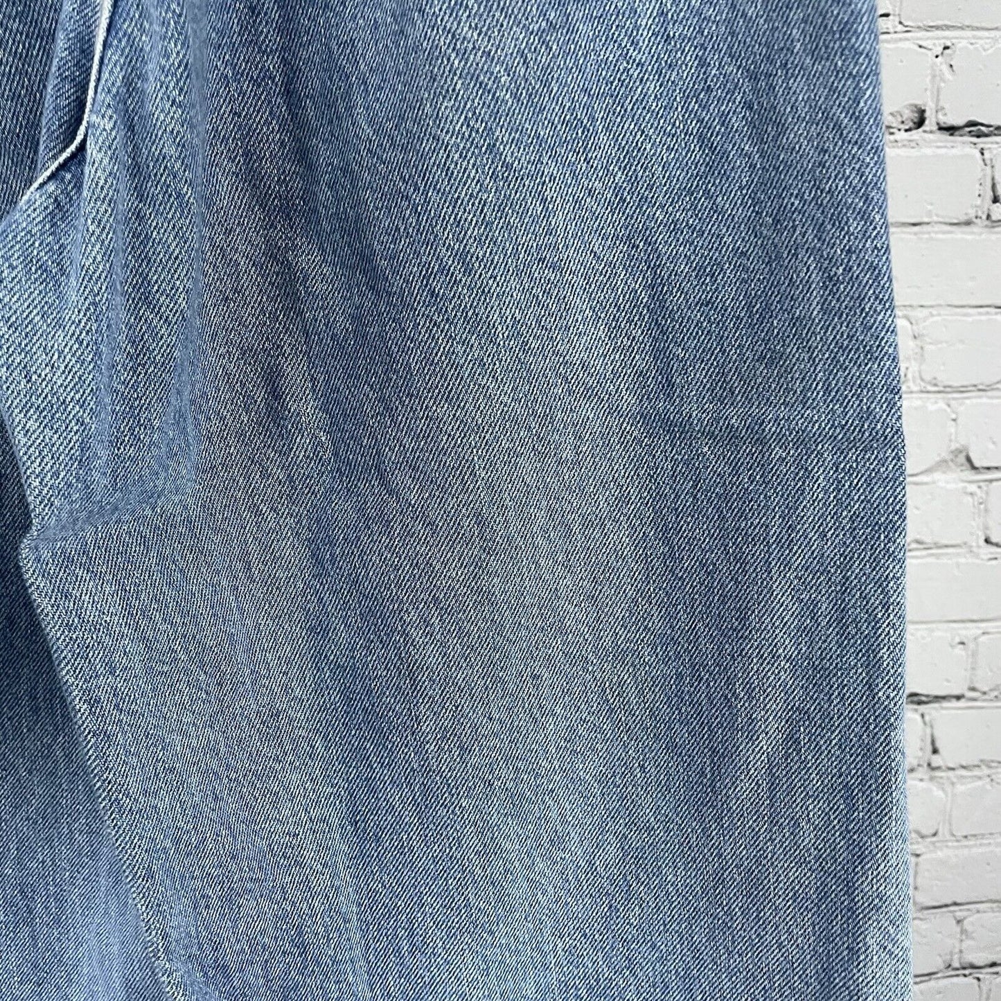 We The Free Blue 100% Cotton Denim Wide Leg High Rise Jeans Size 25 (25x23.5)