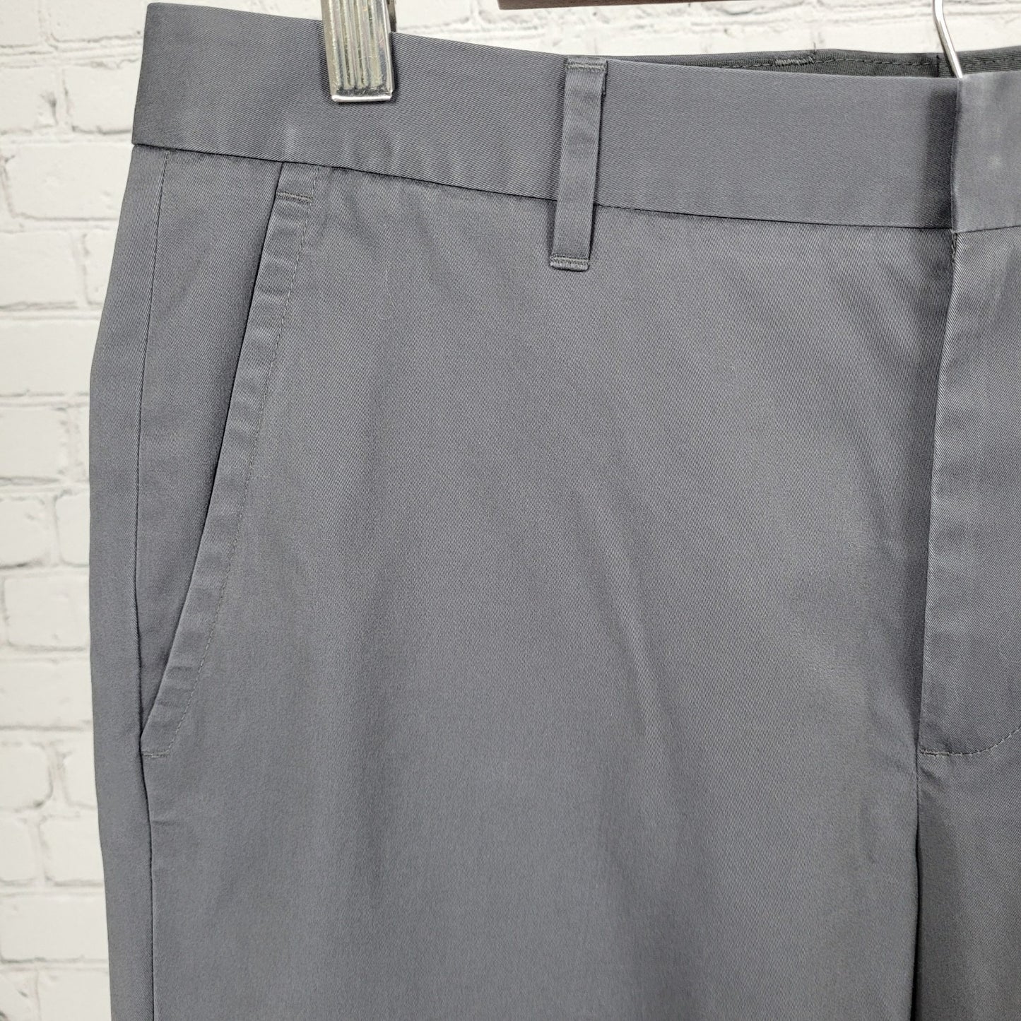 Bonobos Grey 100% Cotton Friday Slim Fit Chino Pants Size 32/32