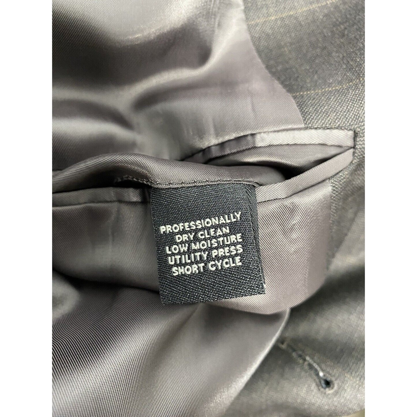 Jos A Bank Chocolate Brown Windowpane Check 2 Button Blazer Jacket Wool 43R
