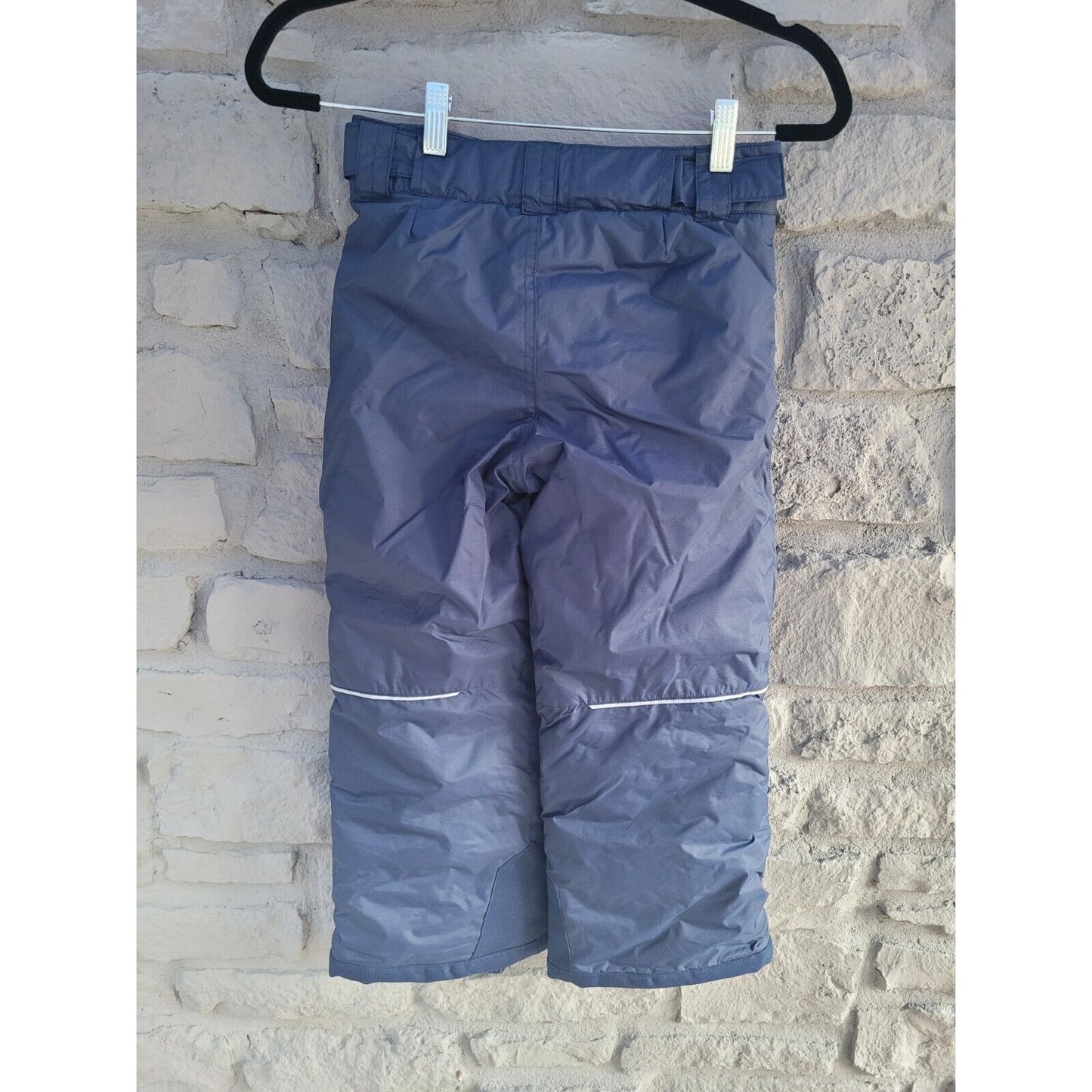 Columbia Navy Blue Fleece Lined Ski Snow Board Snow Pants Kids Youth Size S