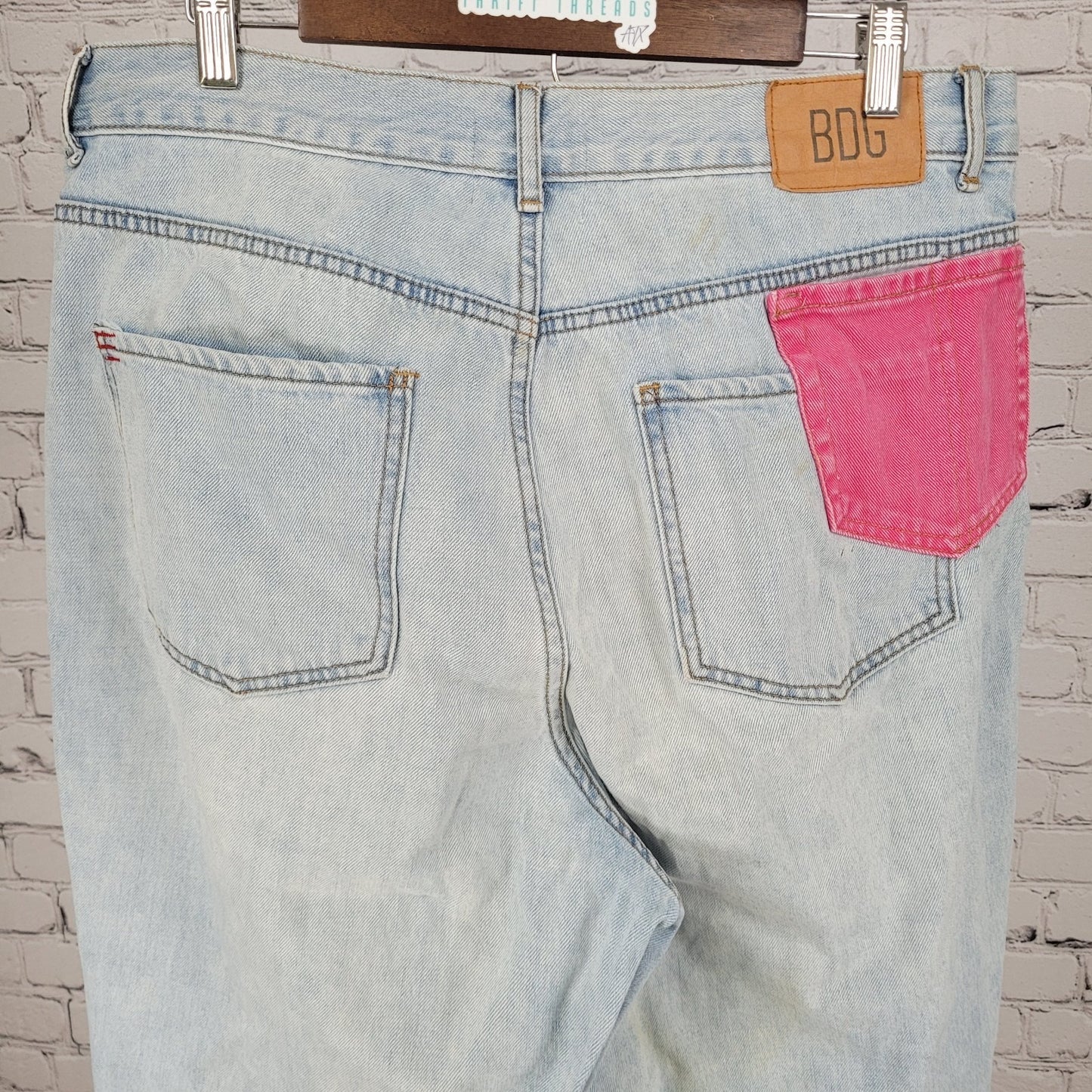 BDG Urban Outfitters Cowboy Jean 90's Grunge Tie Dye Size 34 (36x28.5)