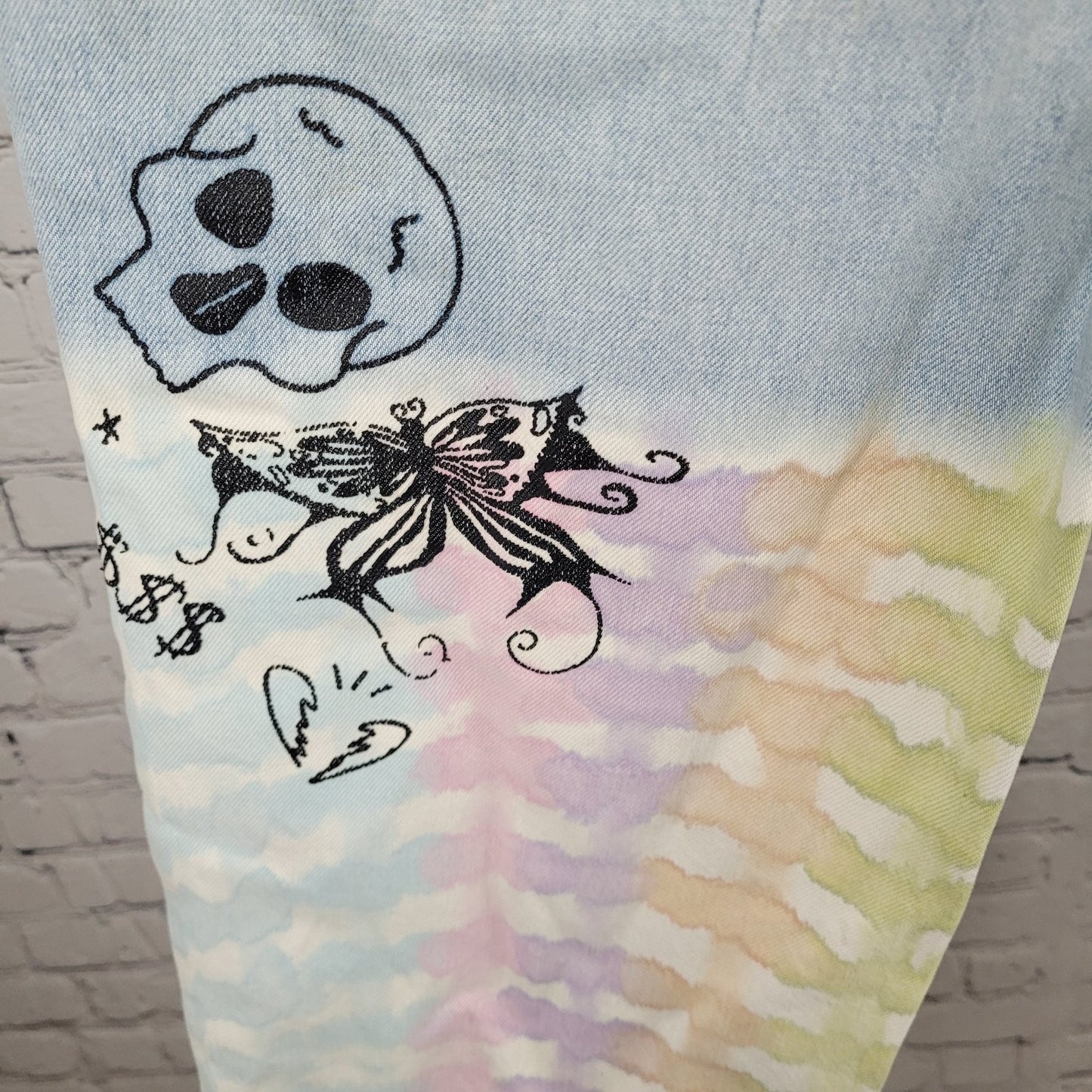 BDG Urban Outfitters Cowboy Jean 90's Grunge Tie Dye Size 34 (36x28.5)