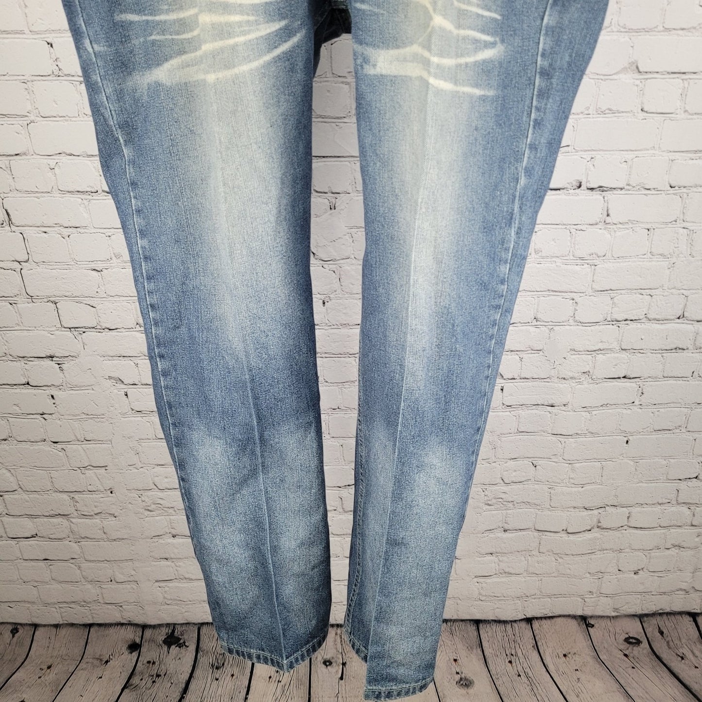 Phat Farm Classics Blue Denim 100% Cotton Straight Leg Jeans Size 42 (42x32)