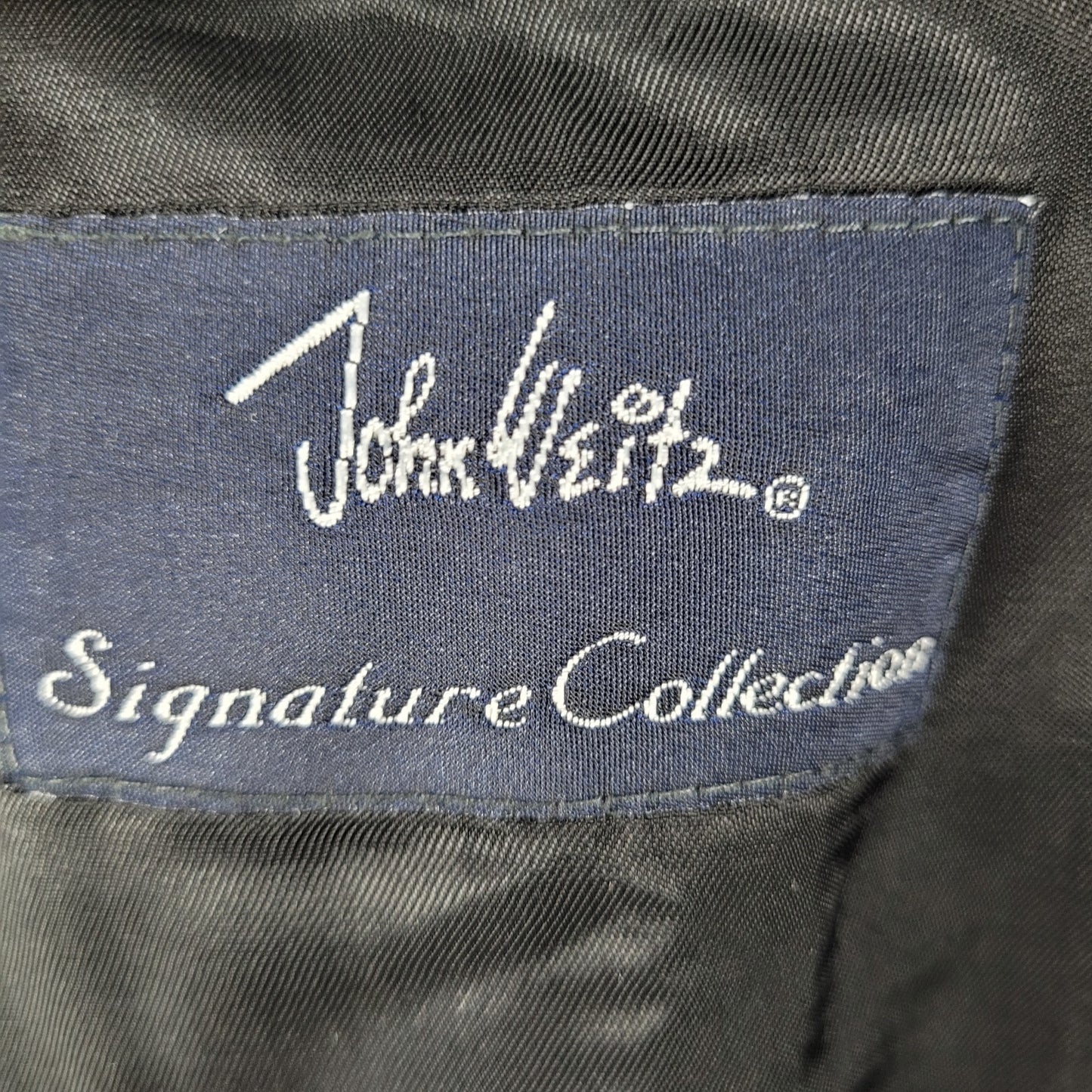 John Weitz Grey Wool Blend Signature Collection 2 Button Blazer Coat Size 56R