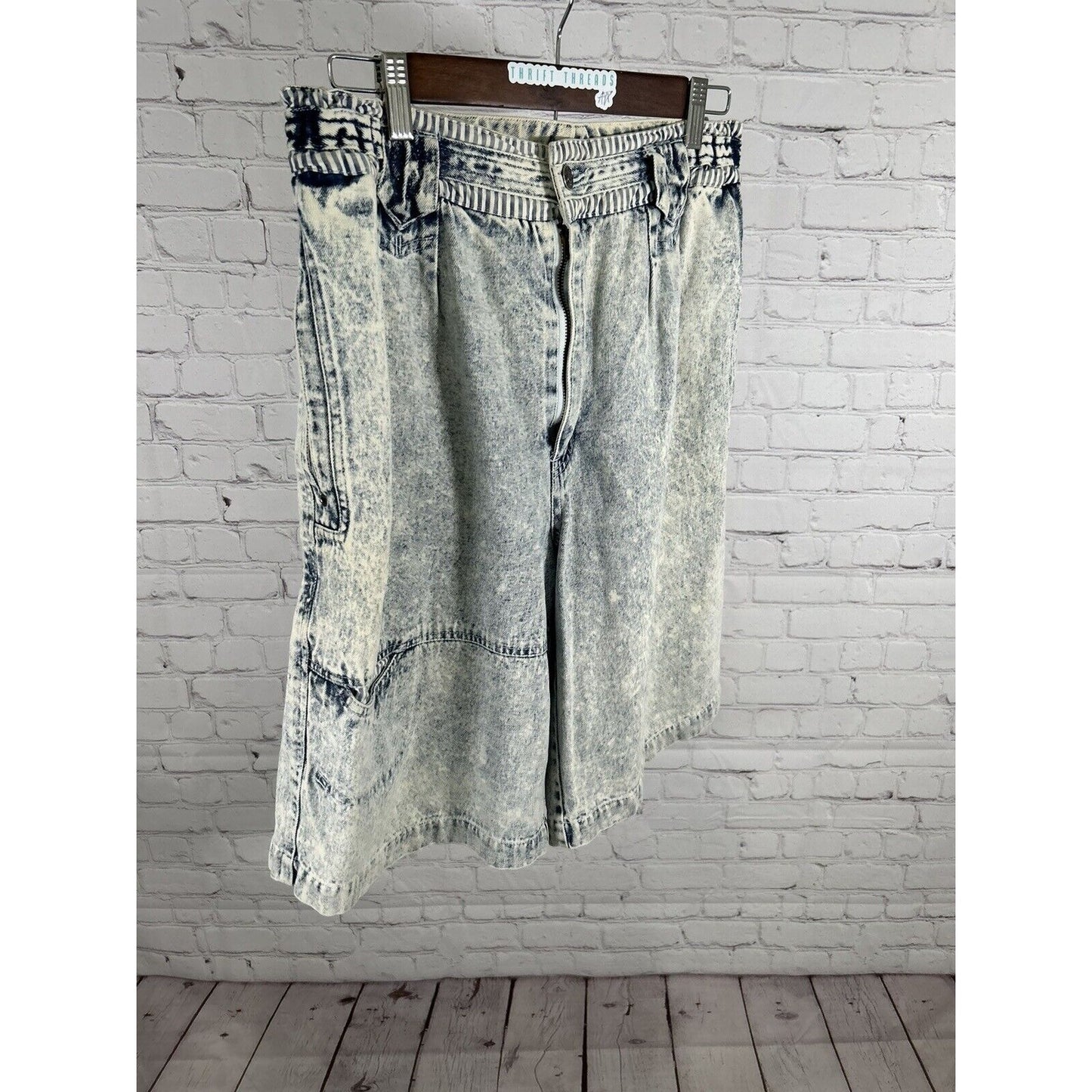 Vintage Saturdays Season D Acid Wash 4 Pocket Jean Shorts 80’s Men’s (31 x 11)
