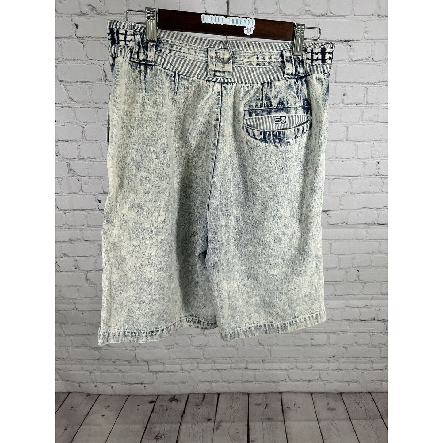 Vintage Saturdays Season D Acid Wash 4 Pocket Jean Shorts 80’s Men’s (31 x 11)
