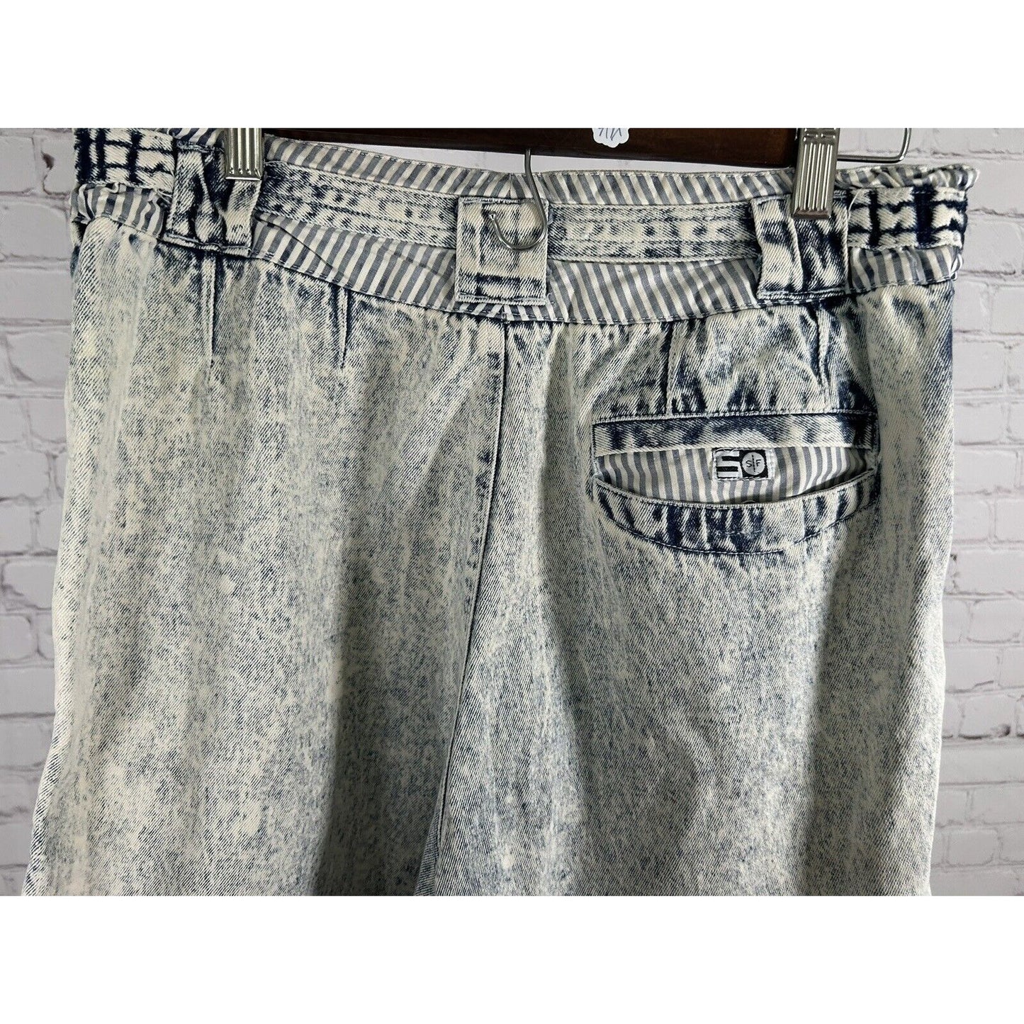 Vintage Saturdays Season D Acid Wash 4 Pocket Jean Shorts 80’s Men’s (31 x 11)