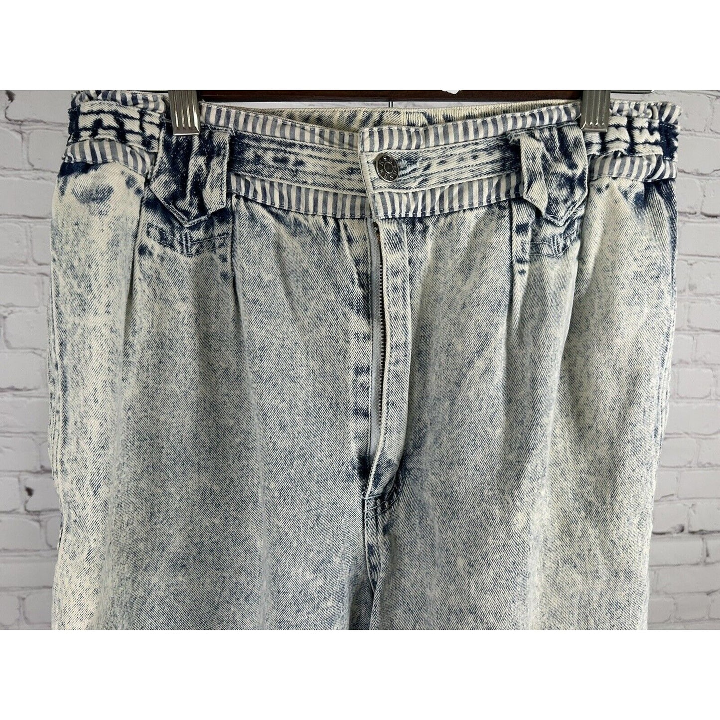 Vintage Saturdays Season D Acid Wash 4 Pocket Jean Shorts 80’s Men’s (31 x 11)