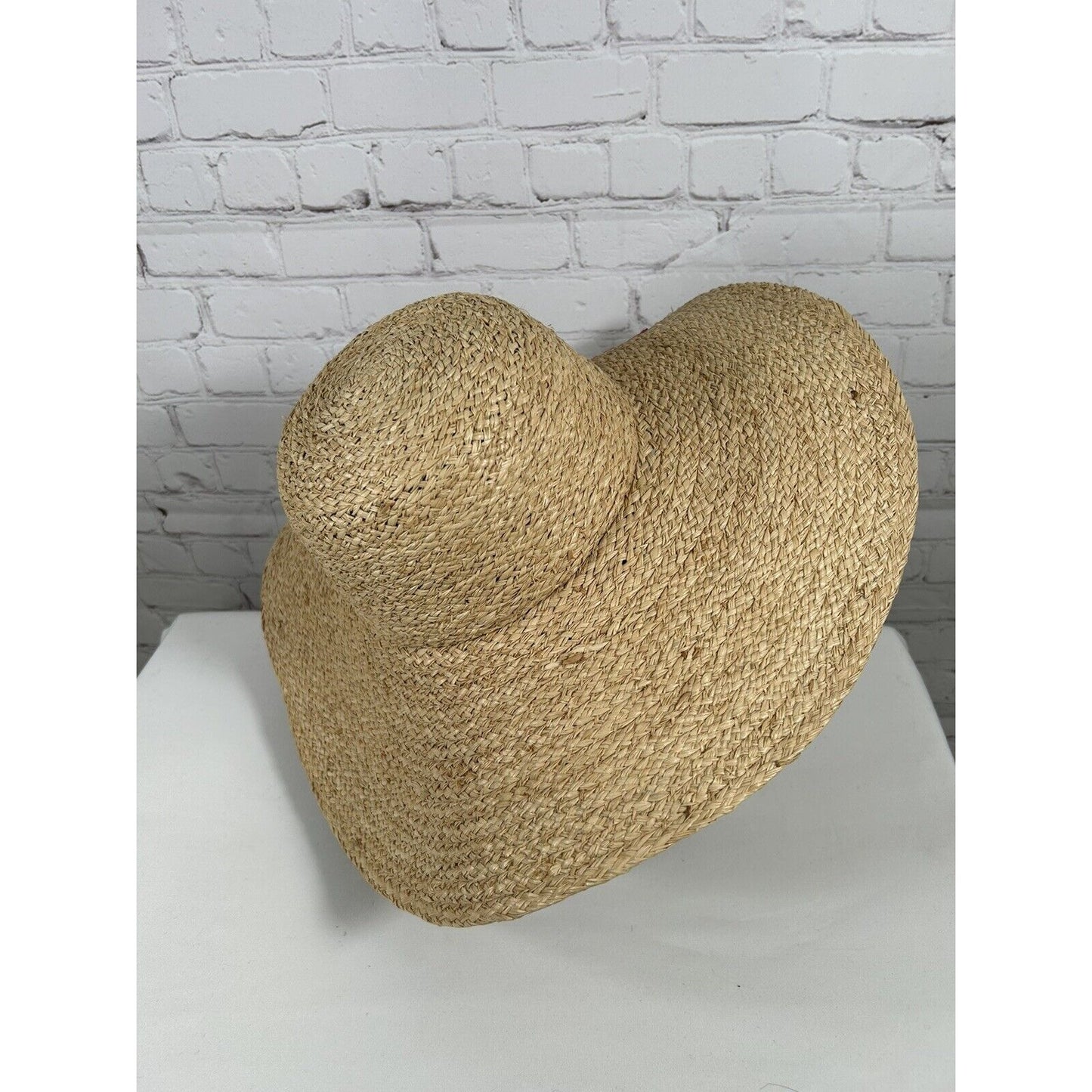 Hat Attack Rosé All Day 100% Raffia Straw Floppy Sun Hat Women’s O/S One Size