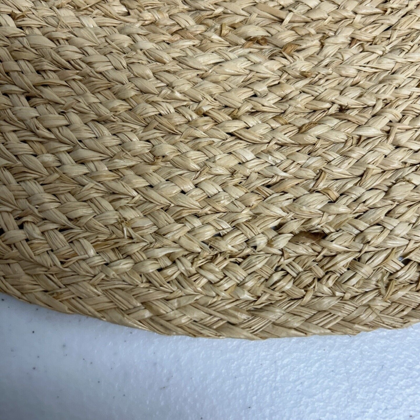 Hat Attack Rosé All Day 100% Raffia Straw Floppy Sun Hat Women’s O/S One Size
