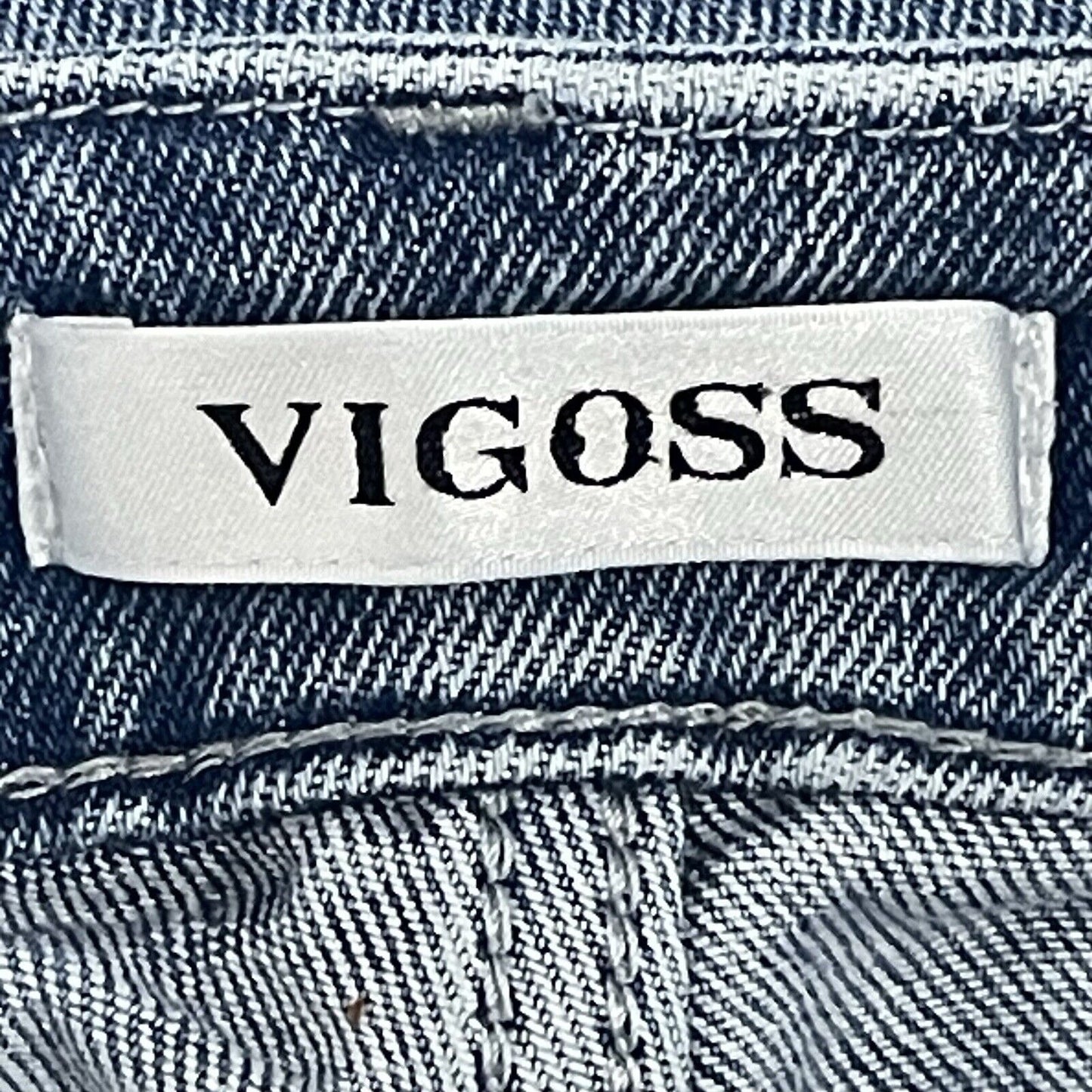 Vigoss Thompson Tomboy Distressed High Rise Medium Wash Skinny Jeans 31 (31x27)