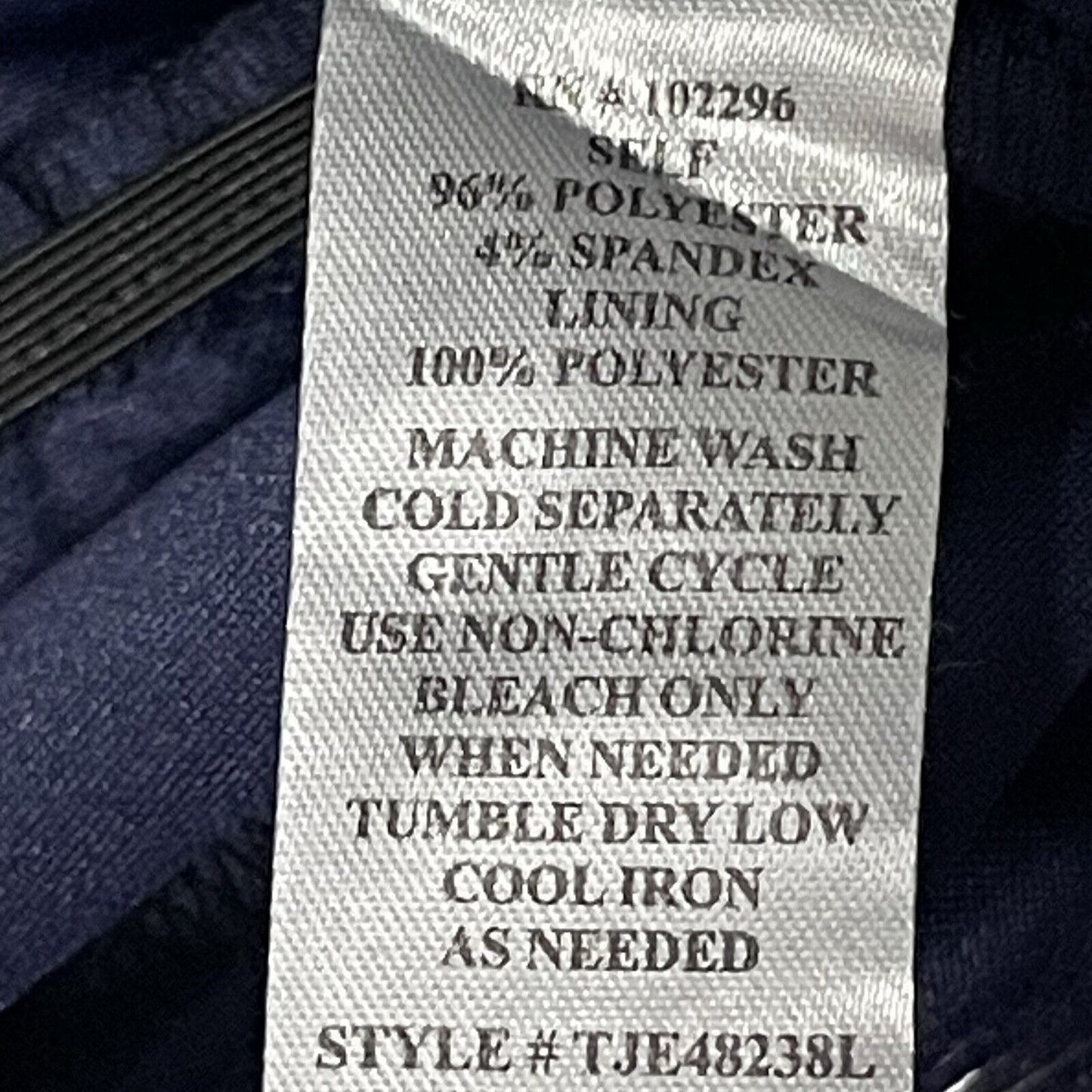 NWT Connected Apparel Dark Blue Jumpsuit Slit Sleeve Wide Leg Plus Size 18W