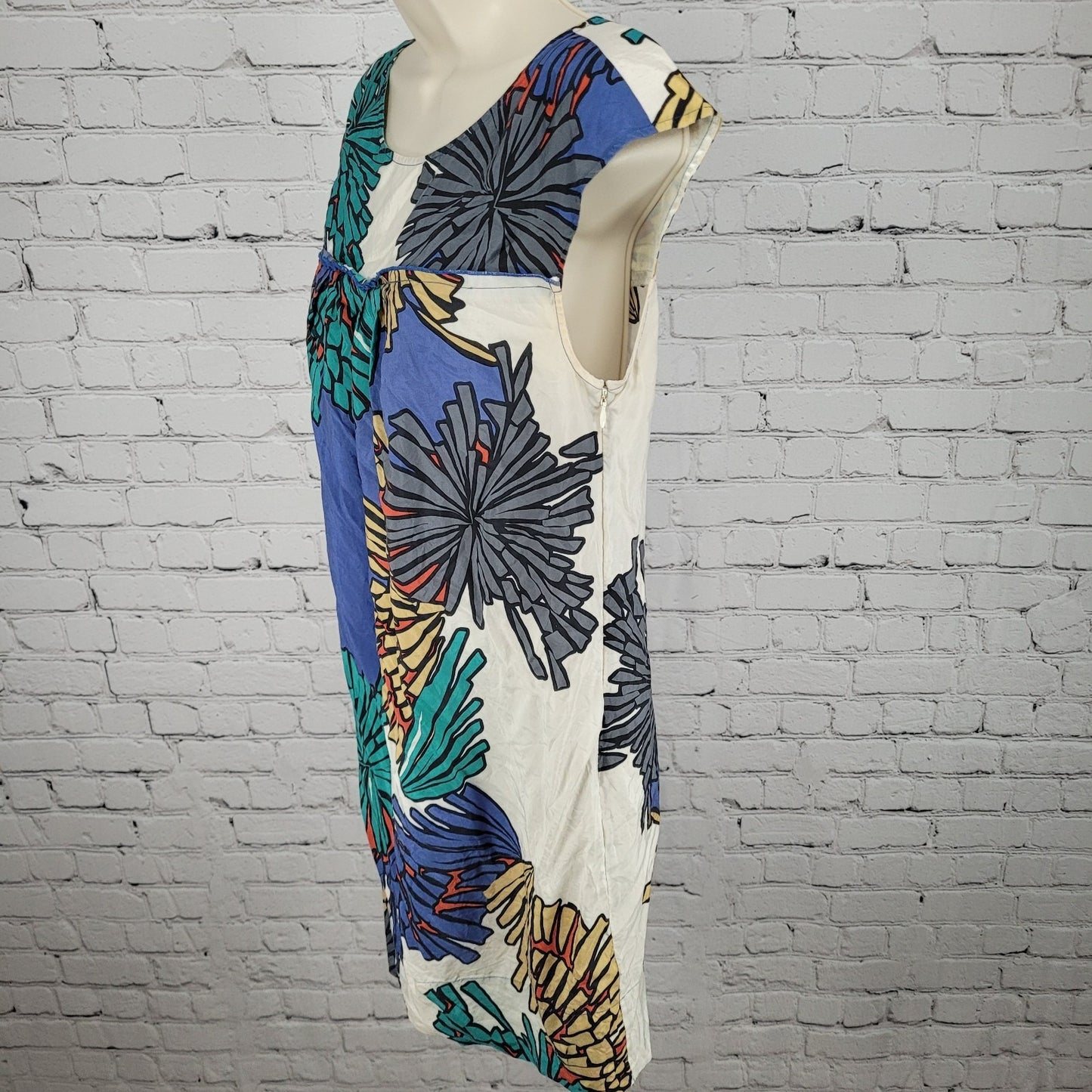 Laundry By Shelli Segal Multicolor 100% Silk Lightweight Dress Size 6