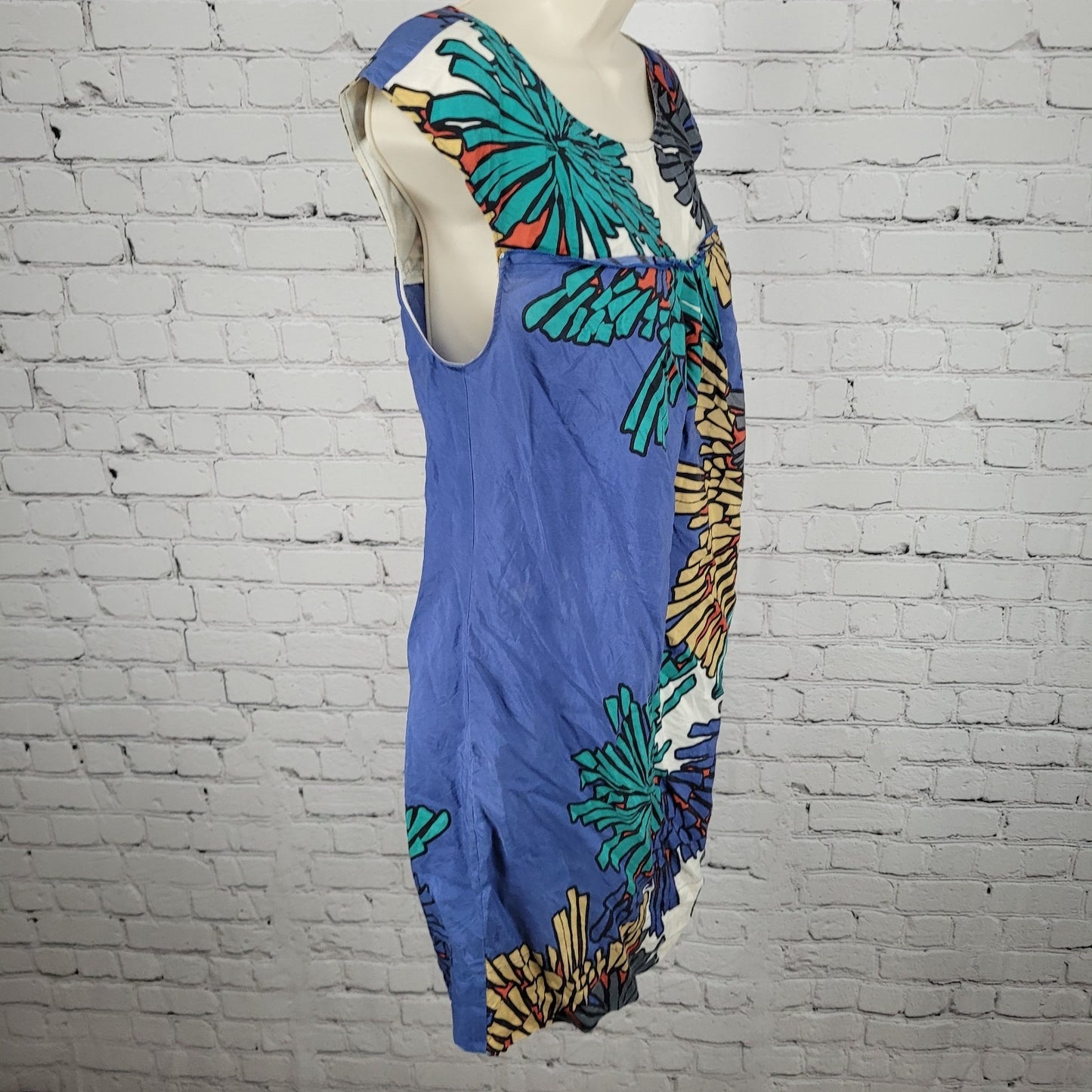 Laundry By Shelli Segal Multicolor 100% Silk Lightweight Dress Size 6