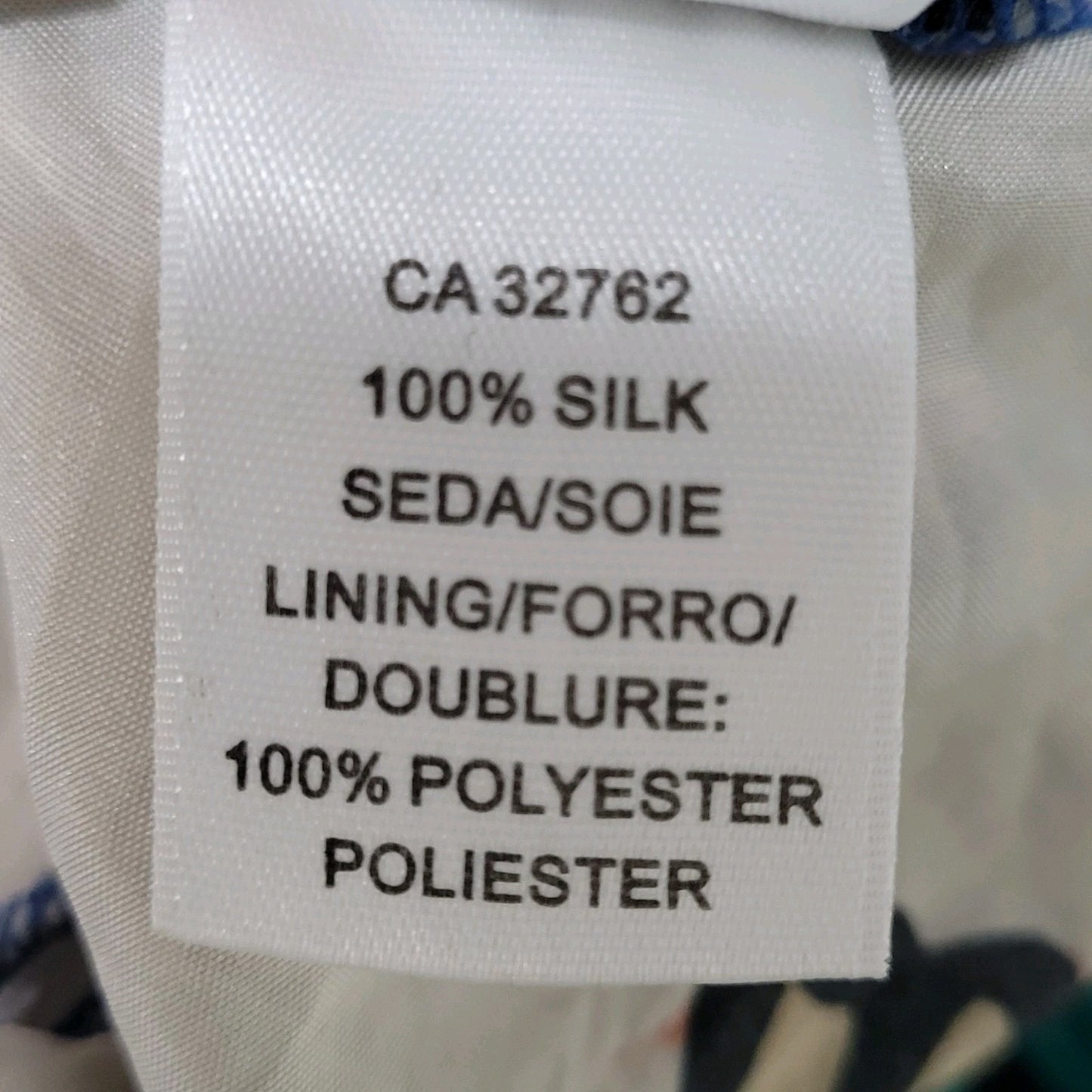 Laundry By Shelli Segal Multicolor 100% Silk Lightweight Dress Size 6