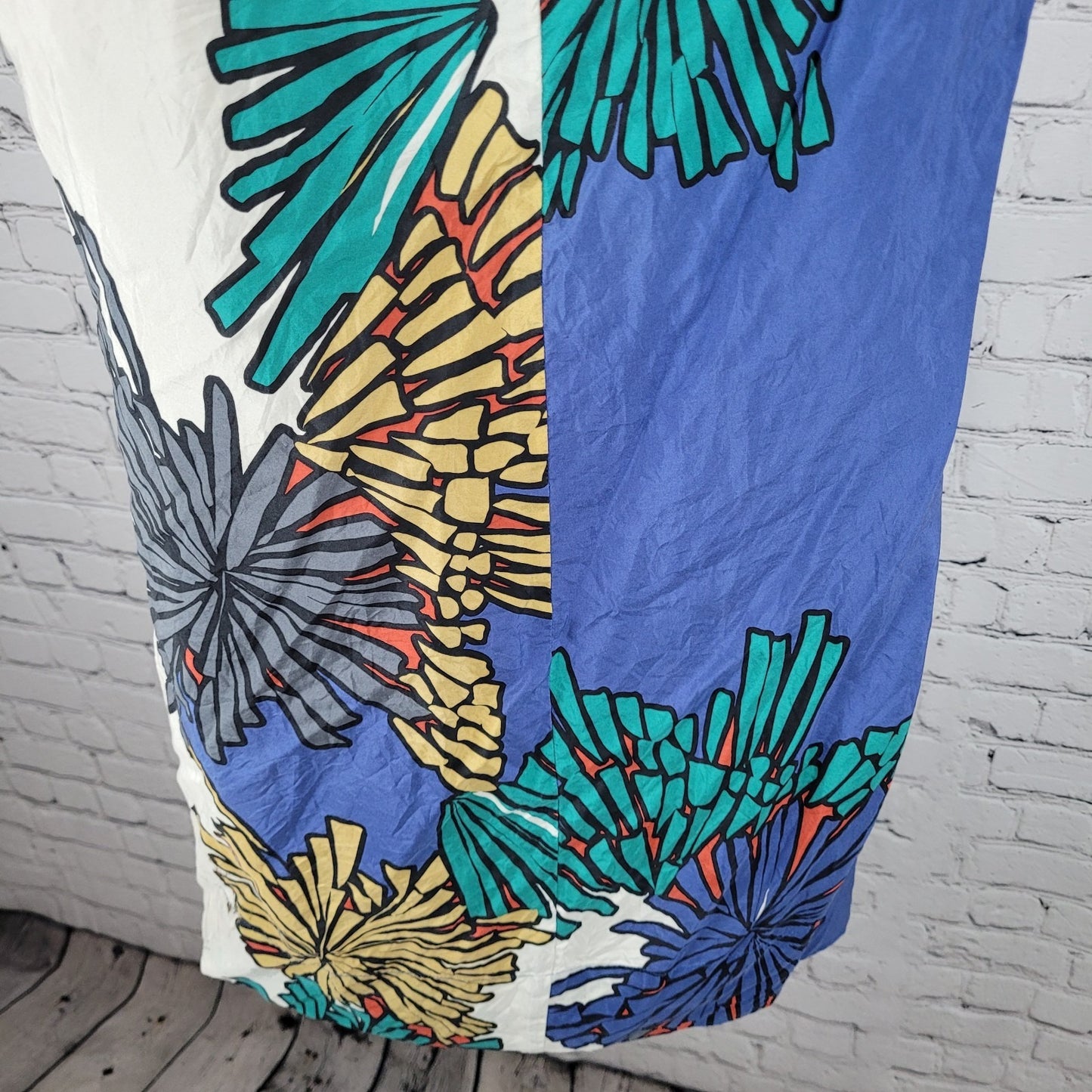 Laundry By Shelli Segal Multicolor 100% Silk Lightweight Dress Size 6