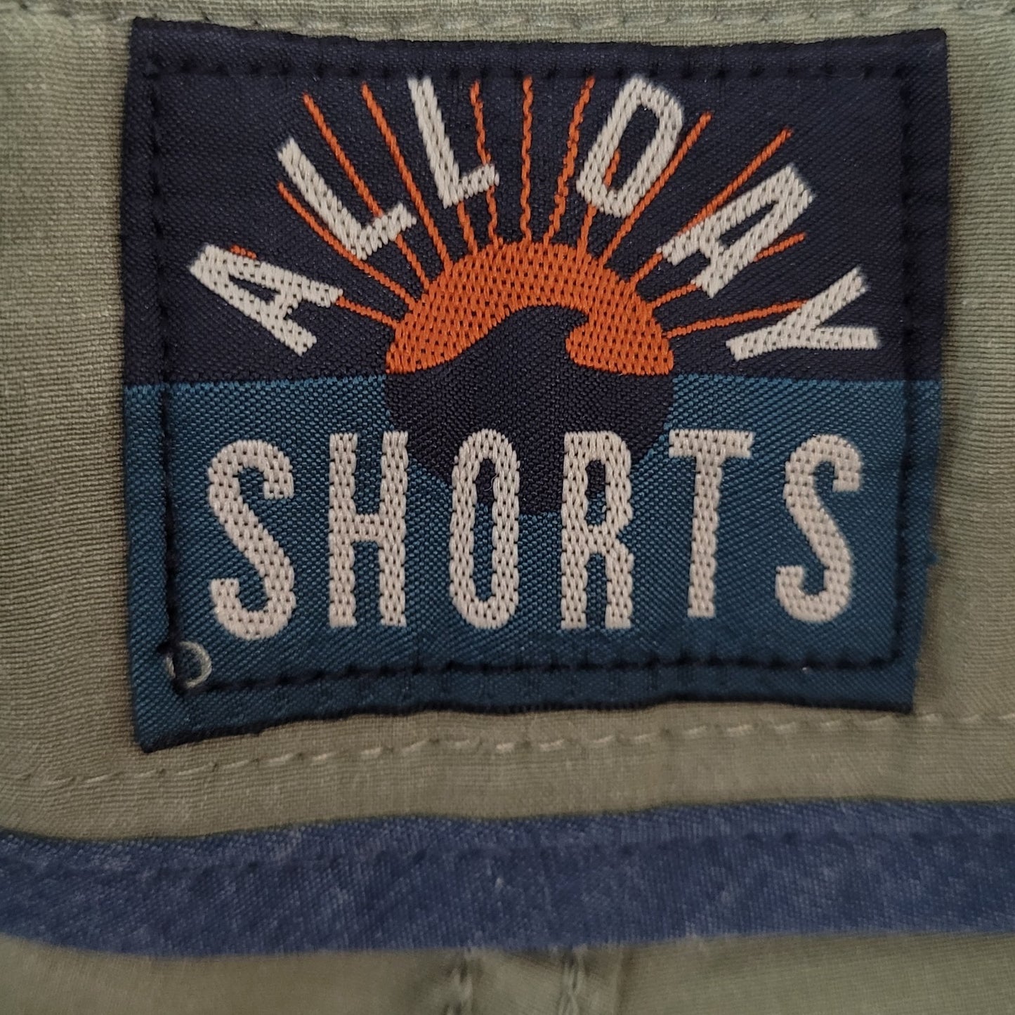 Faherty Green All Day Shorts Lightweight Stretch Chino Hybrid Size 35 (35x8.5)