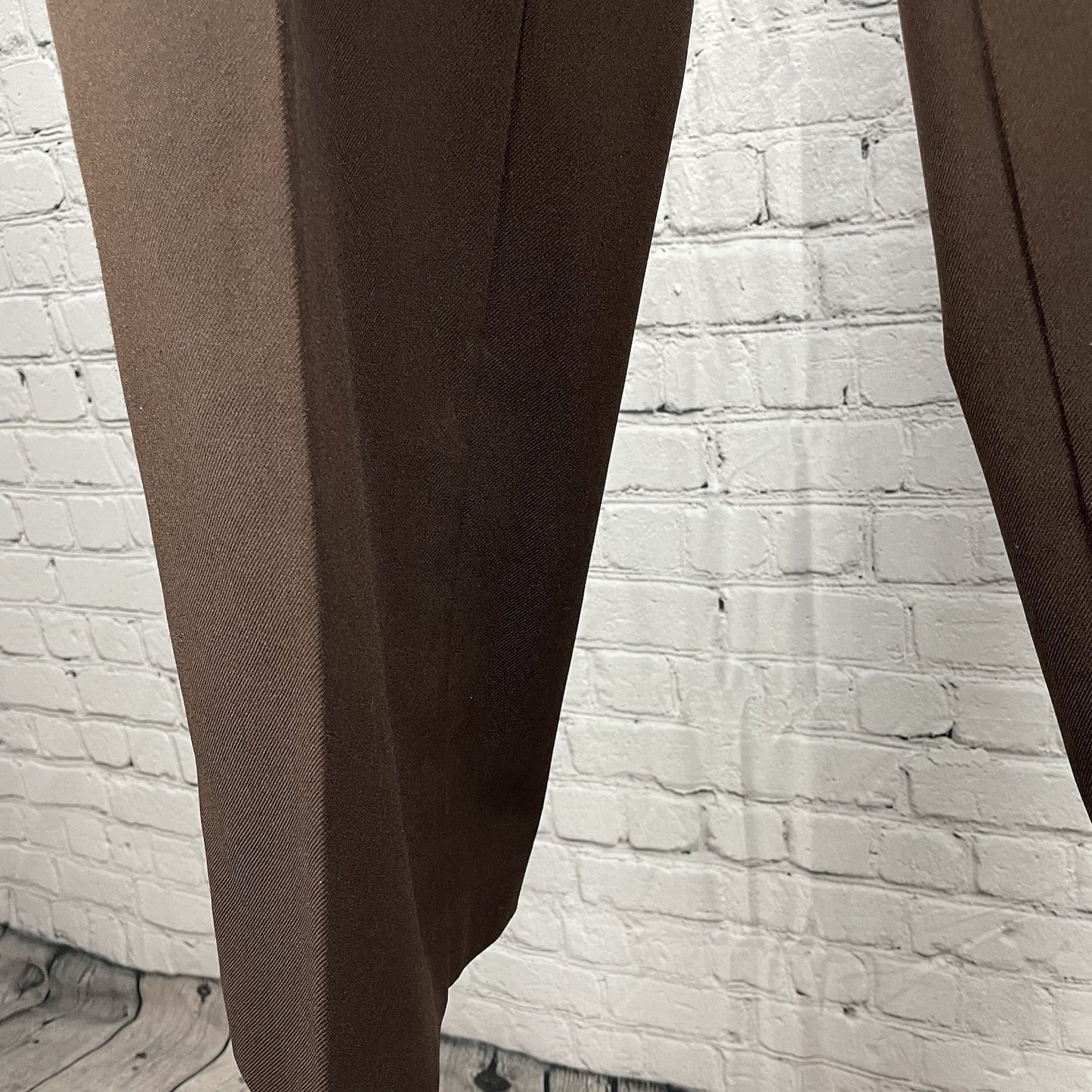 VTG Levi Strauss Brown Straight Leg Classic Workwear Dress Pants Retro (36x31)