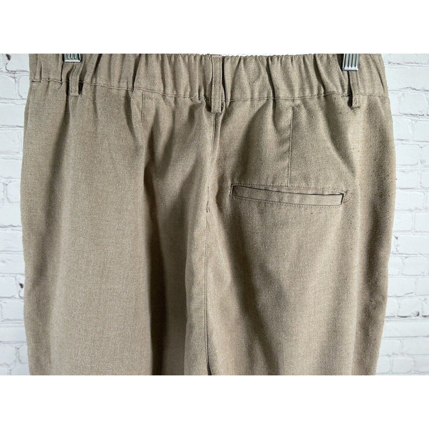 Urban Outfitters Tan High Rise Pleated Front Trouser Pants Size L (31 x 29)