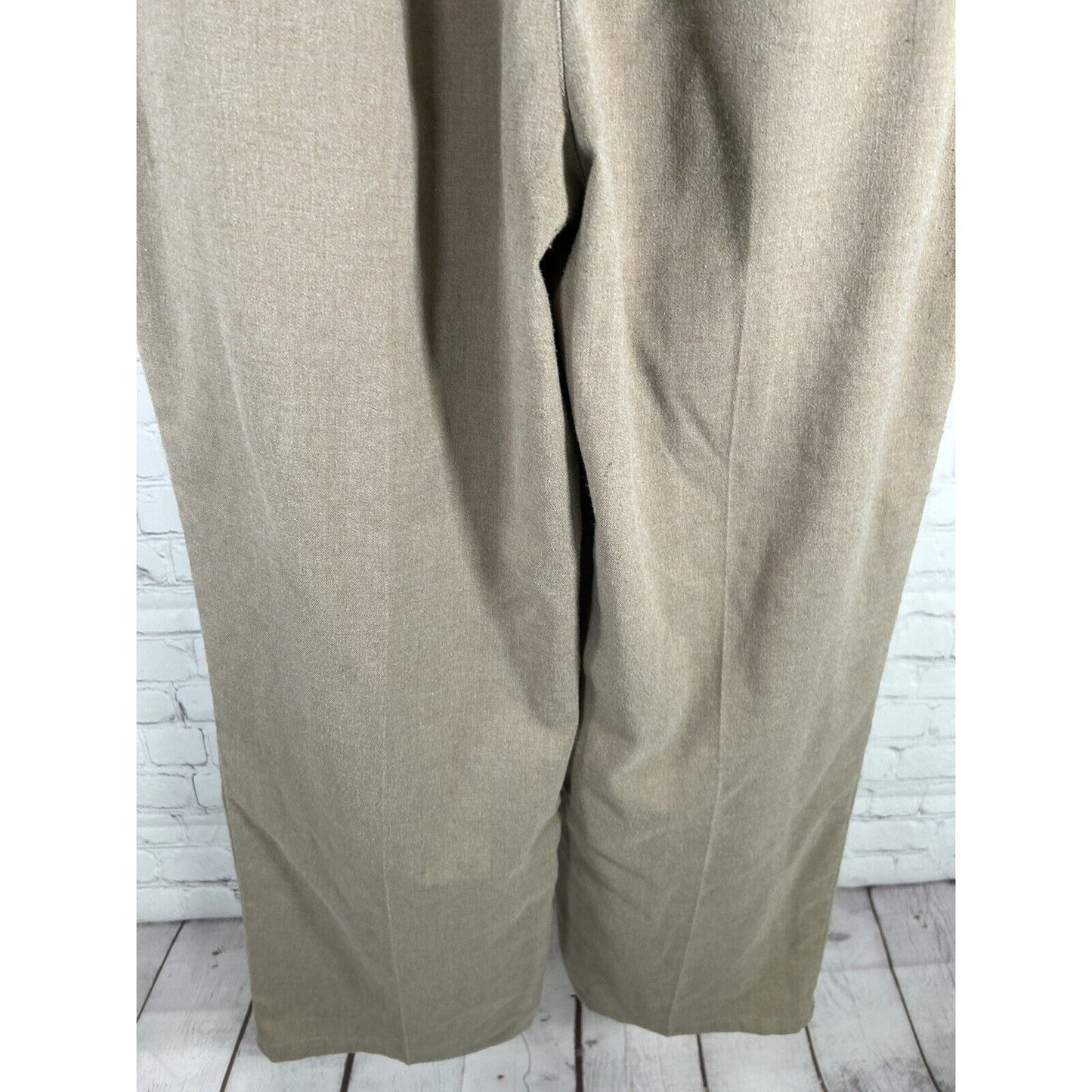 Urban Outfitters Tan High Rise Pleated Front Trouser Pants Size L (31 x 29)