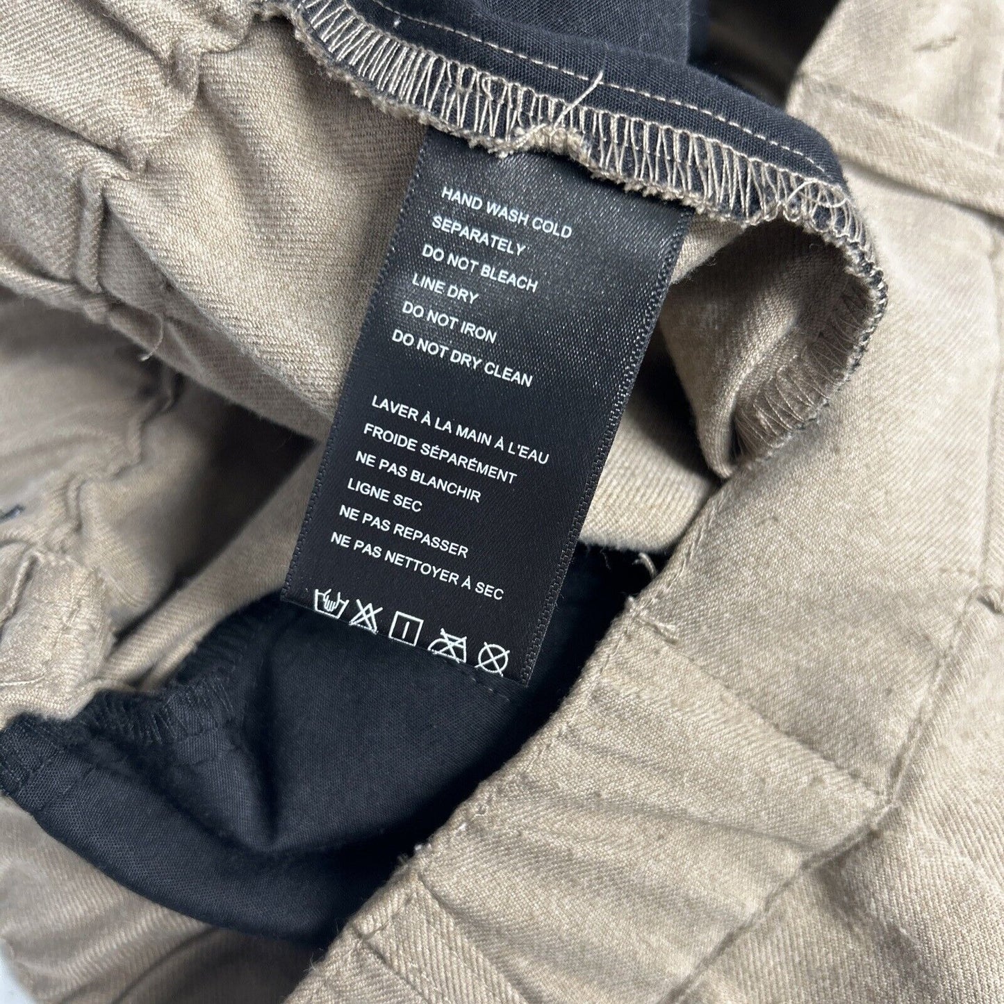 Urban Outfitters Tan High Rise Pleated Front Trouser Pants Size L (31 x 29)