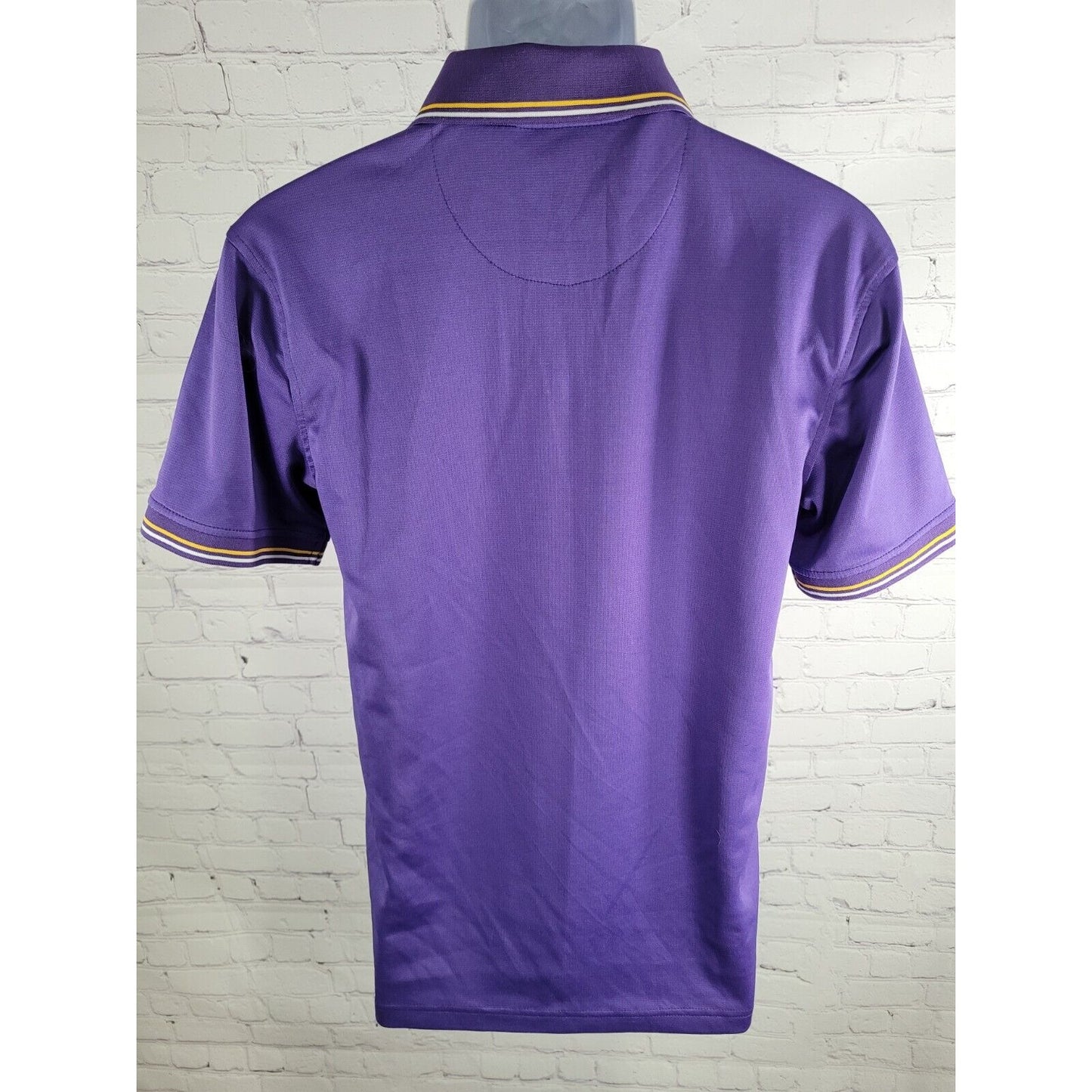 NFL Team Apparel Vikings Collared Polo Shirt Size Small