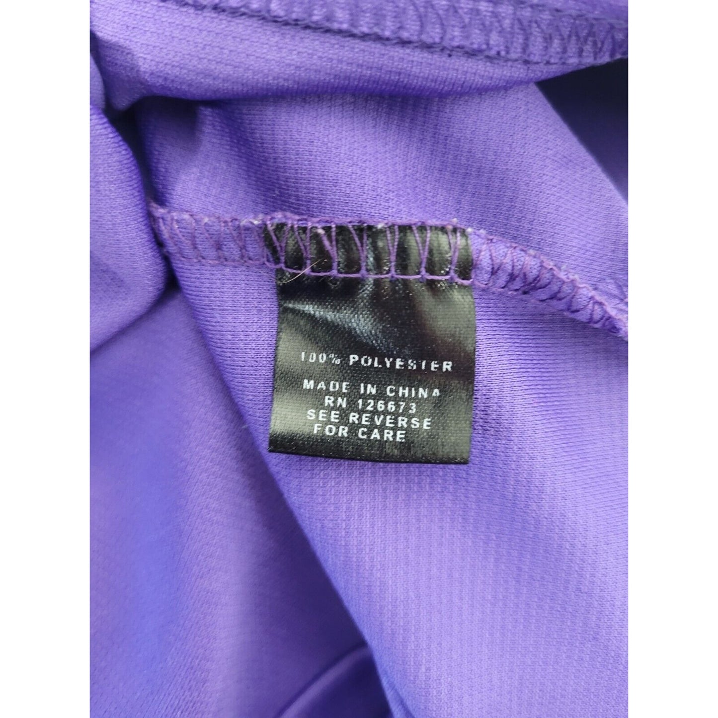 NFL Team Apparel Vikings Collared Polo Shirt Size Small