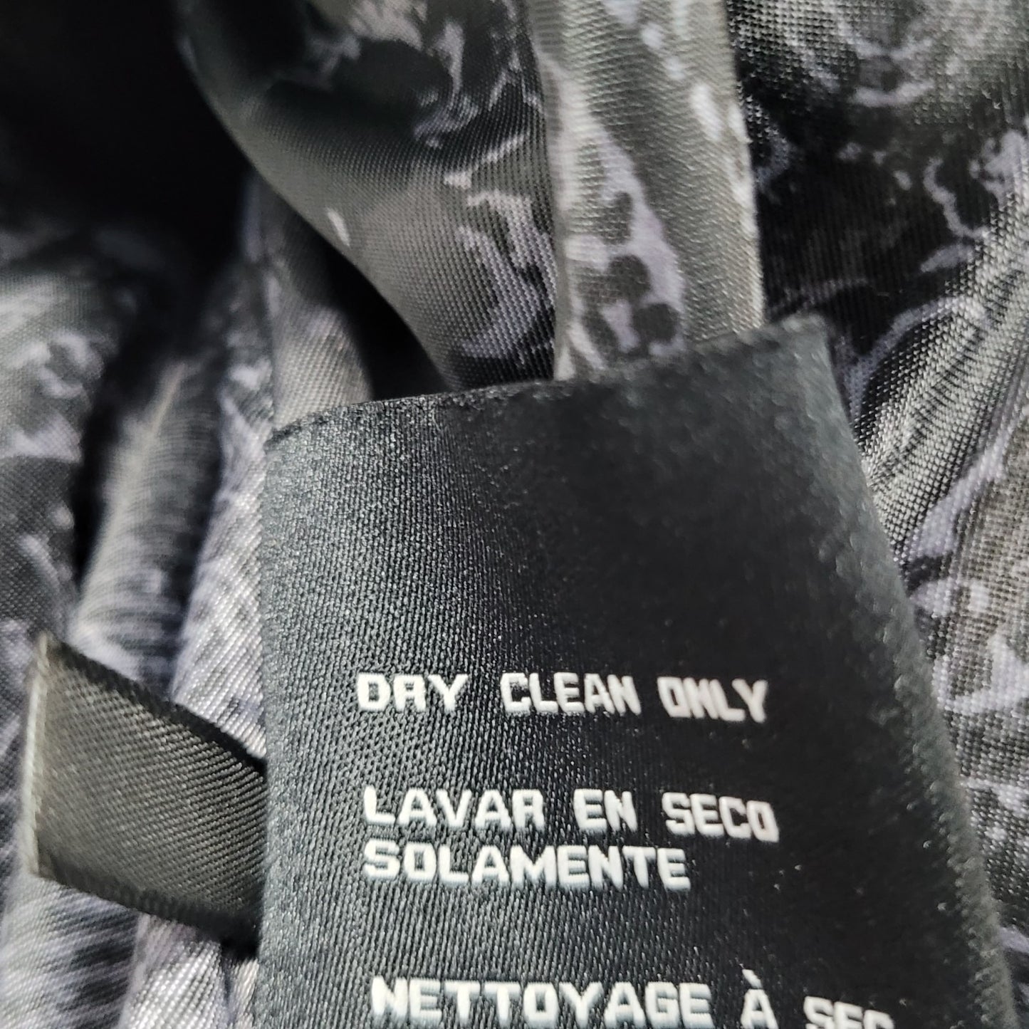 Guess Black Wool Blend Double Breasted Silver Buttoned Lined Long Pea Coat XL