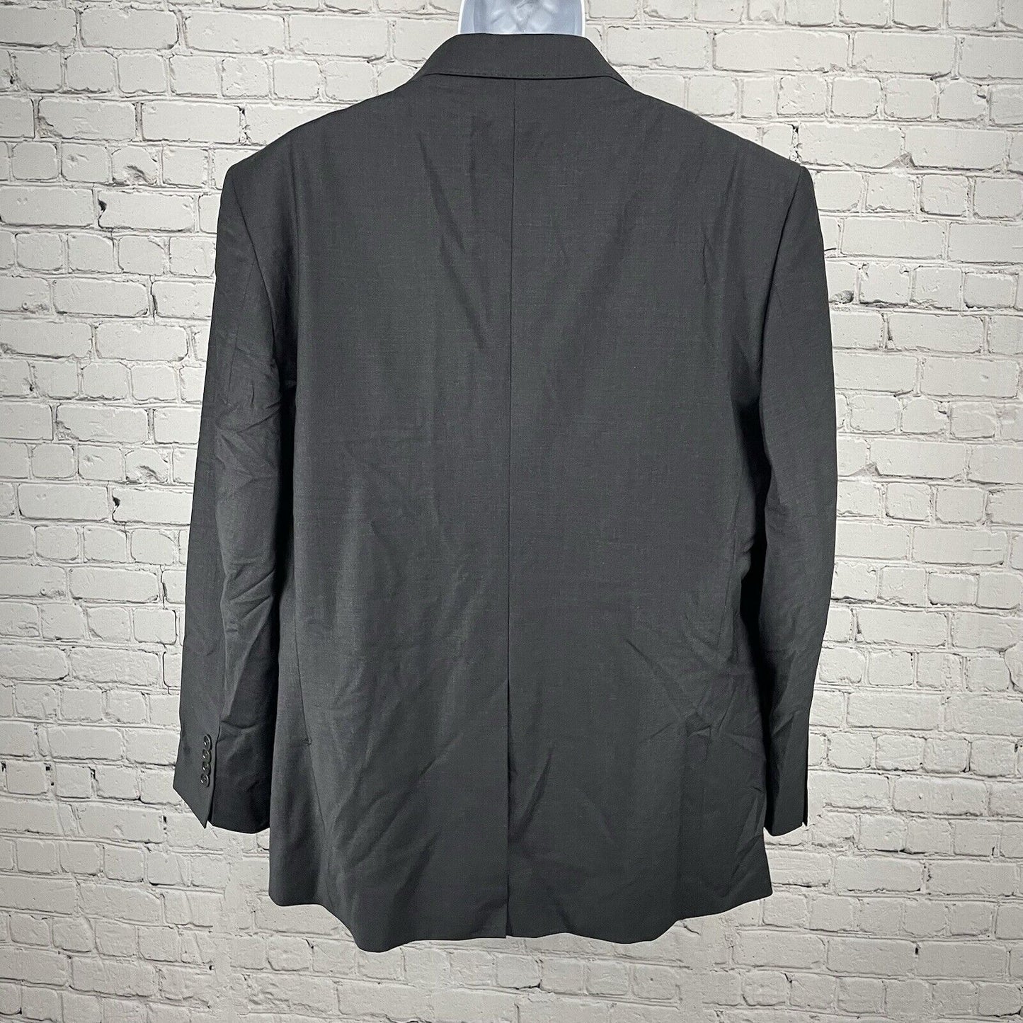Brooks Brothers Explorer Madison Fit Grey Wool Blend 2 Button Blazer Jacket 46R