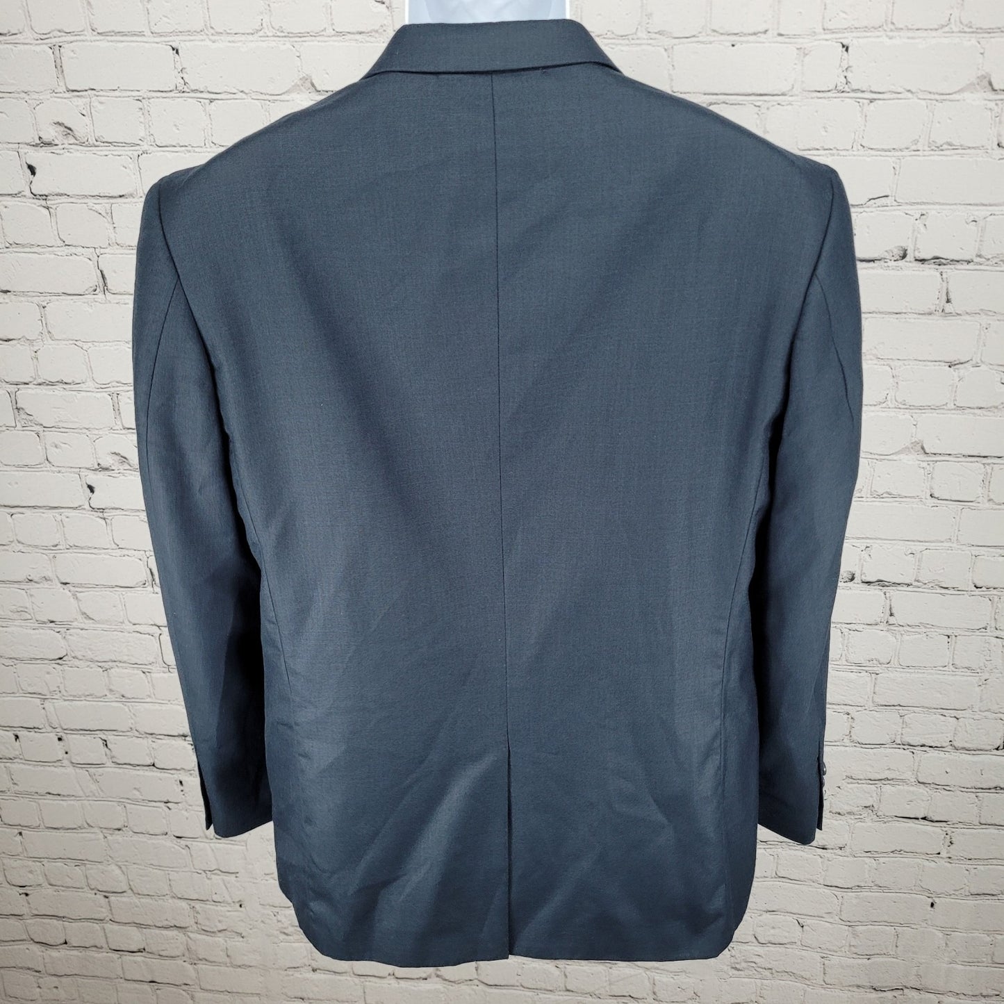 Figlio Lontano Navy 2 Button Single Vented Notch Blazer Sport Coat Size 40R