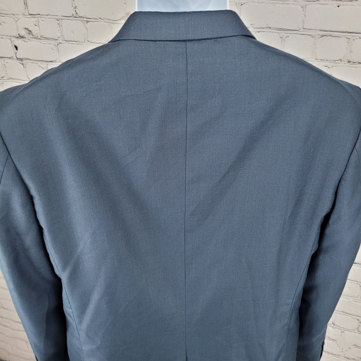 Figlio Lontano Navy 2 Button Single Vented Notch Blazer Sport Coat Size 40R