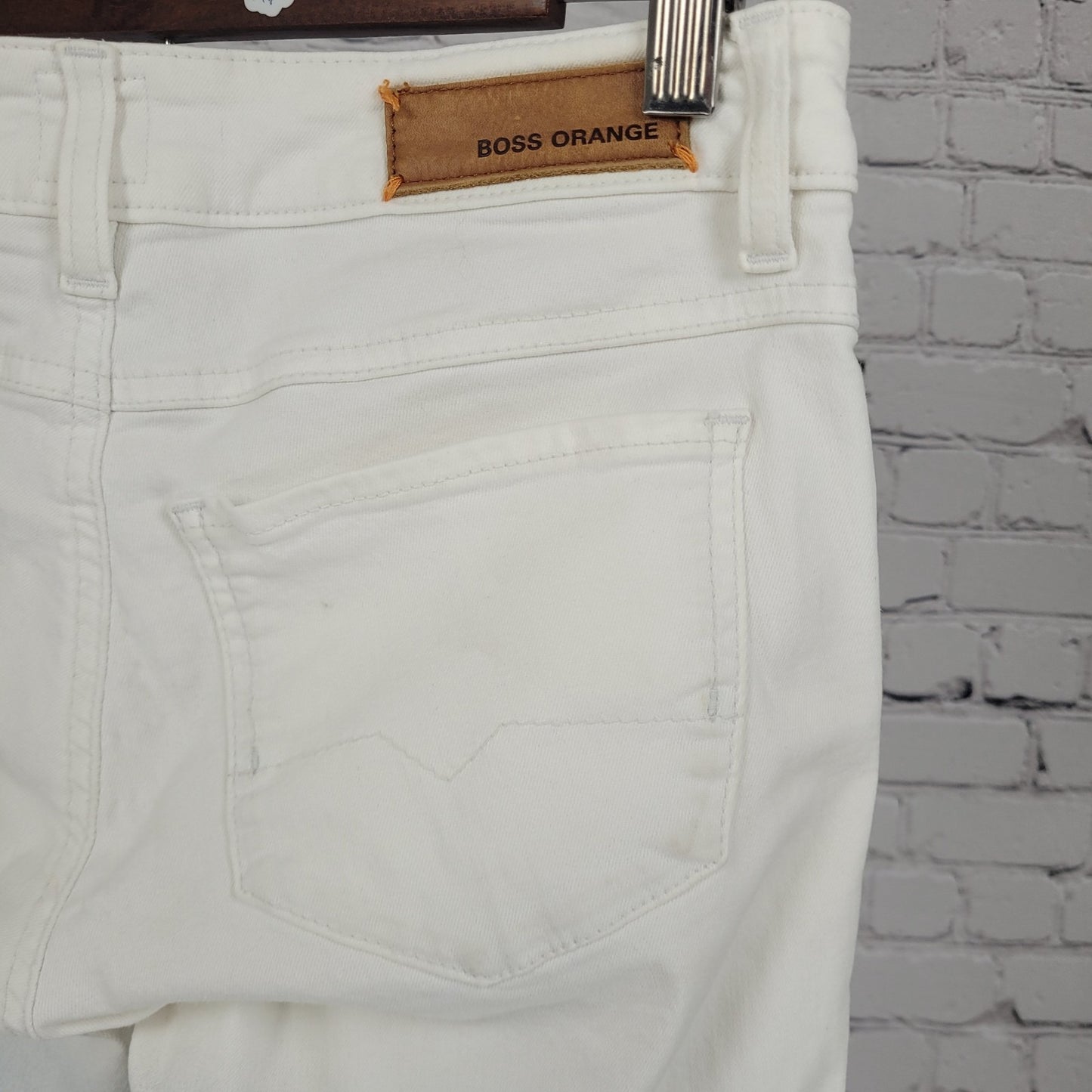 HUGO BOSS Orange Label Landscape Print Low Rise Skinny Jeans Size 27 (27x32)