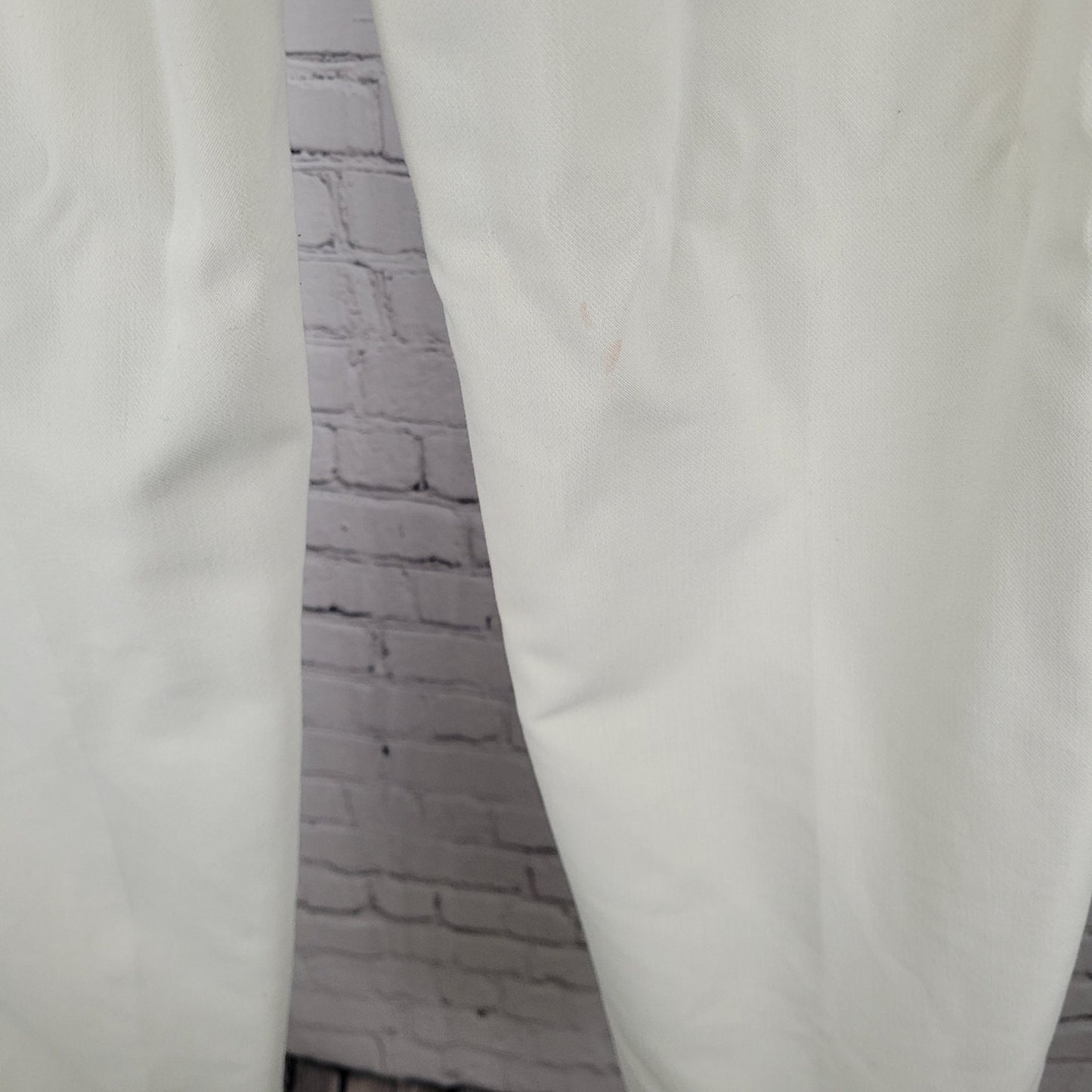 Zara Beige High Rise Straight Leg Stretch Dress Pants Size Medium M (30x31)
