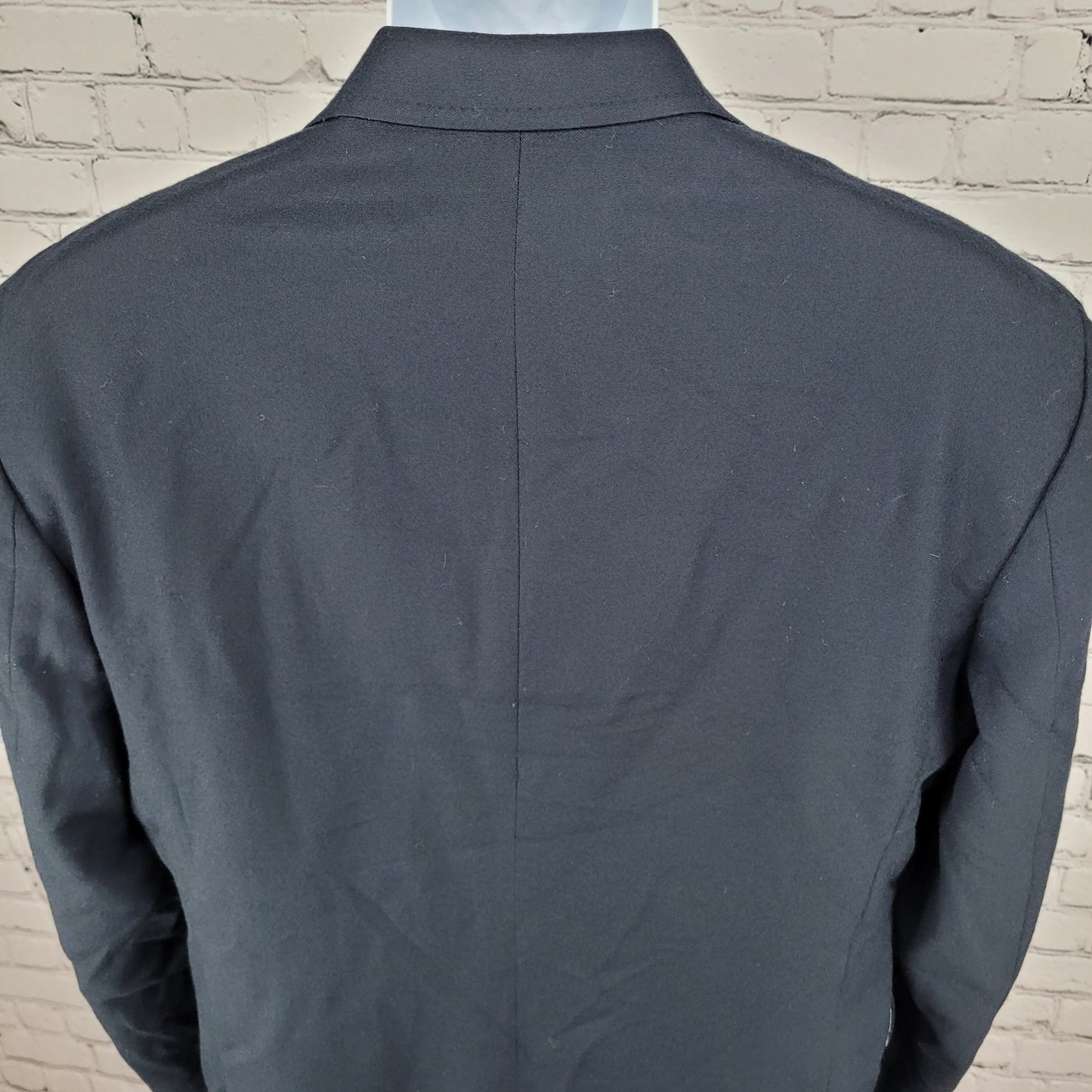 Billy Reid Dark Navy 2 Button Double Vented Notch Blazer Made In Italy Size 42R