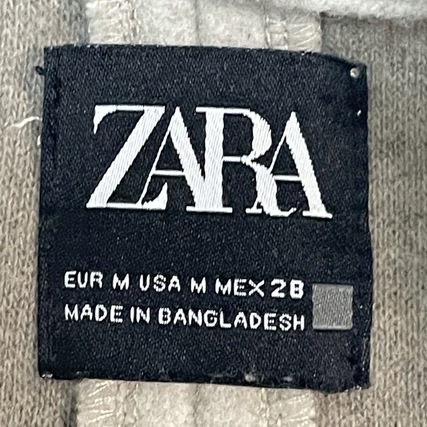 Zara Beige Open Classic Collared Long Jacket Pockets Sweater Cardigan Medium M