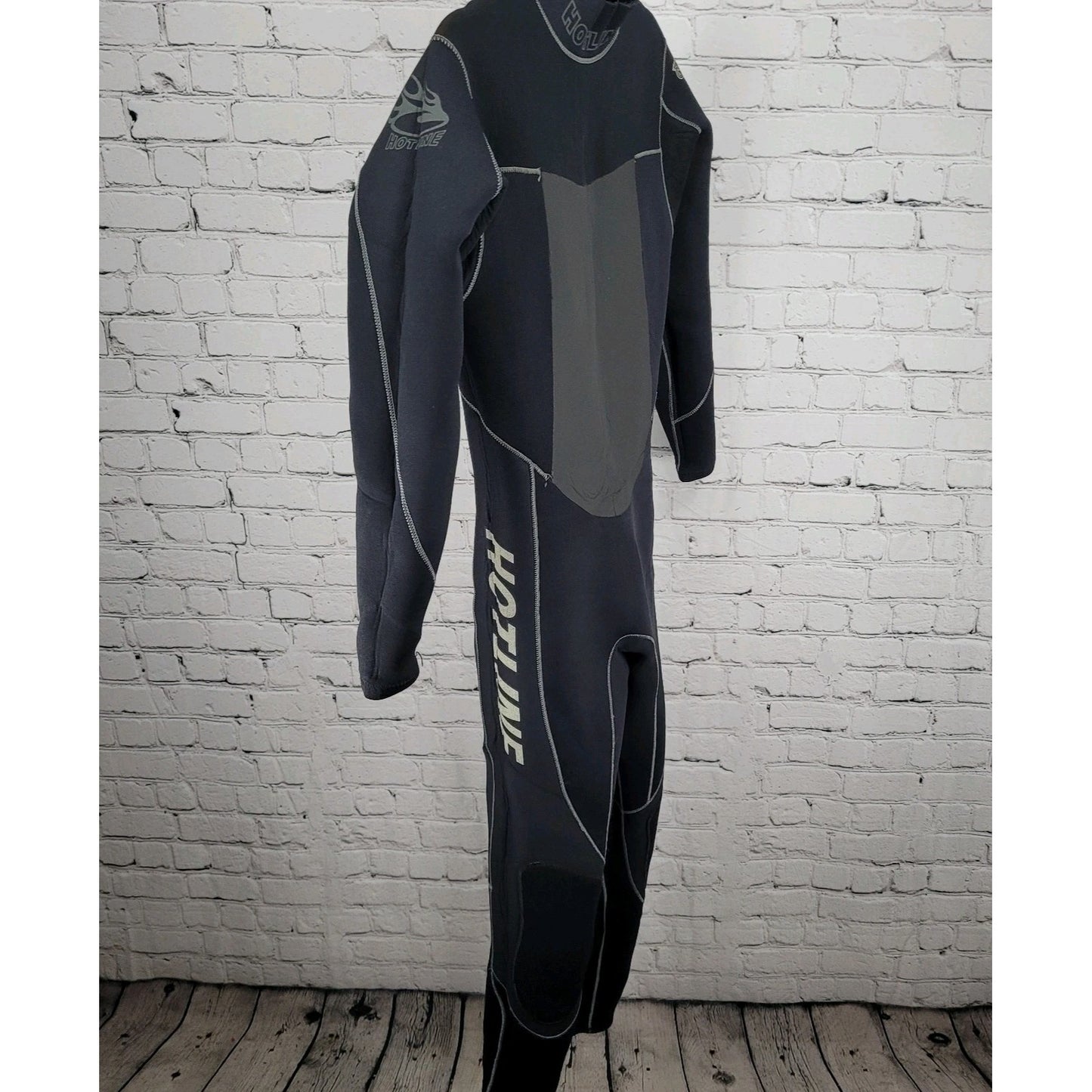Hotline Black Airfighter Poly Pro Shield 4.3 Thermal System Surf Wetsuit USA 14