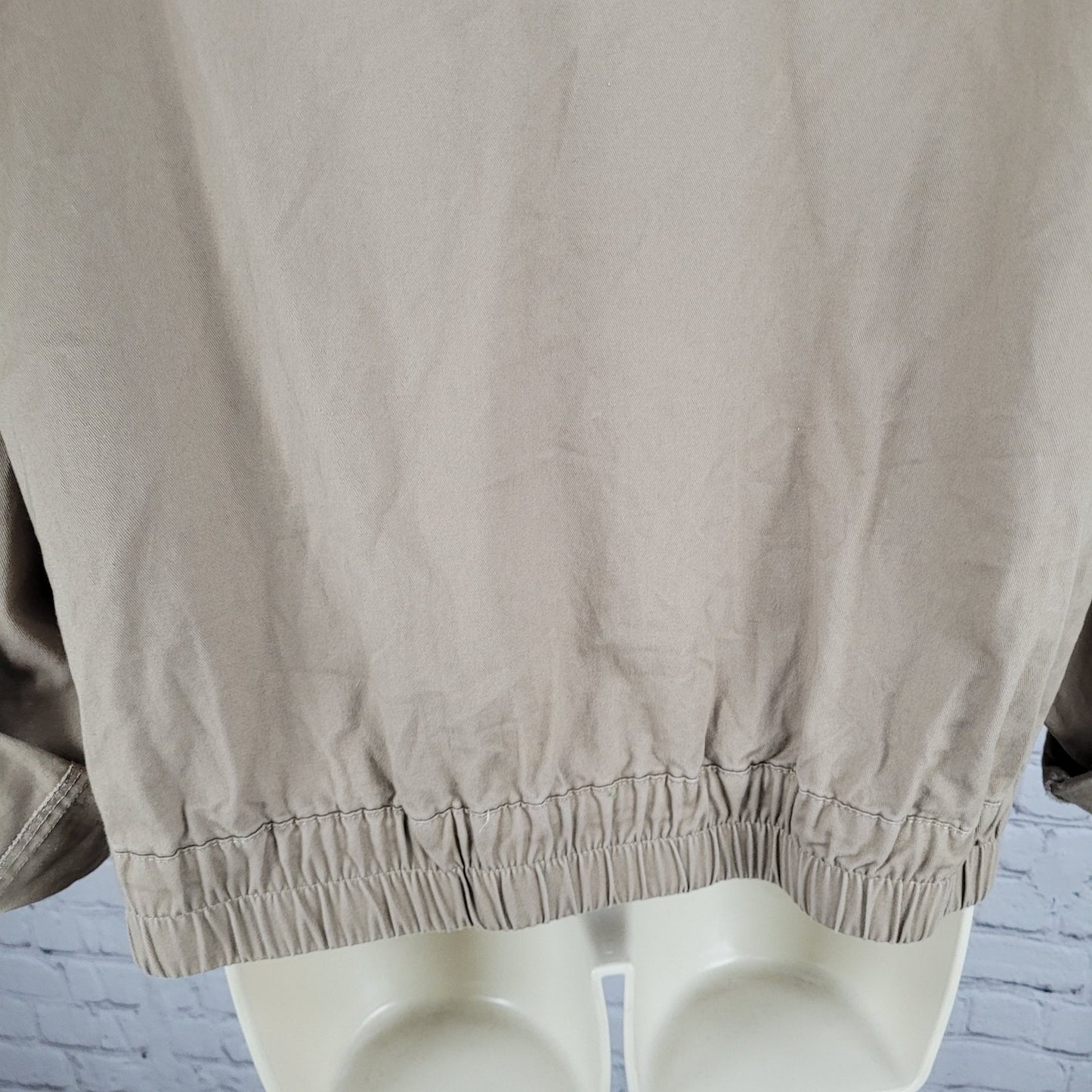 NWT Simply Blessed Light Mocha Brown 100% Cotton Unlined Jacket TWJK55 Size XL