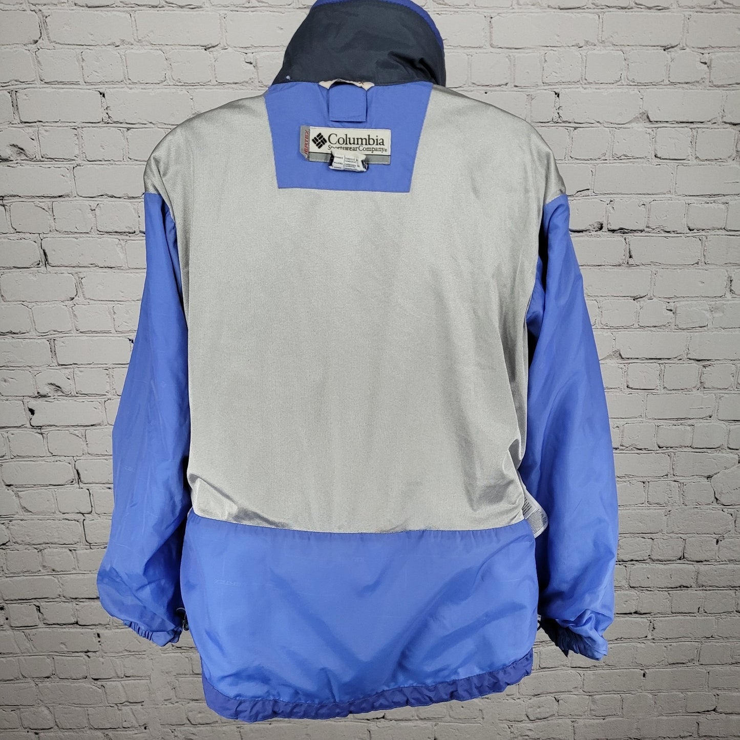 Columbia Blue Vertex Omni Shield Bugaboo Hooded Waterproof Jacket Size Medium M