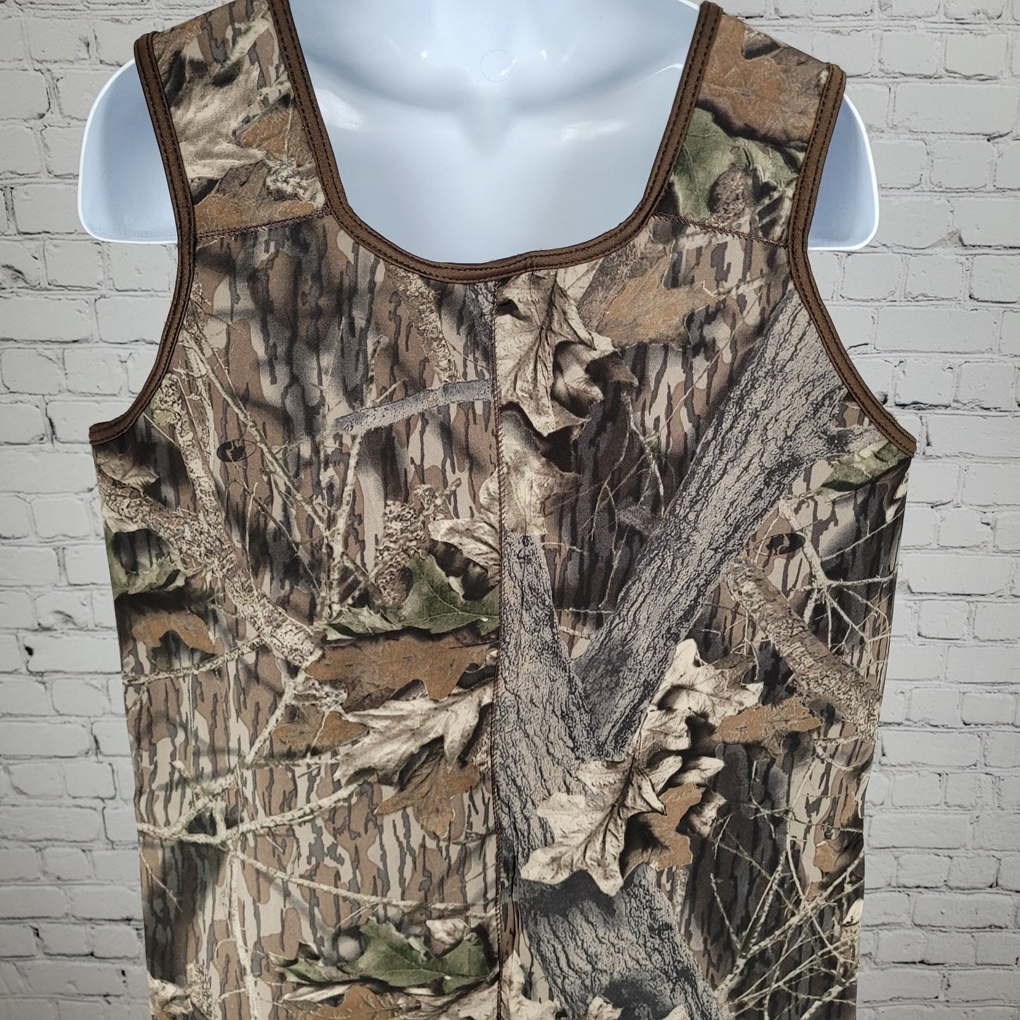 Hodgman Brown Mossy Oak Camo Neoprene Footed Hunting Overalls Bibbed Pants XXL