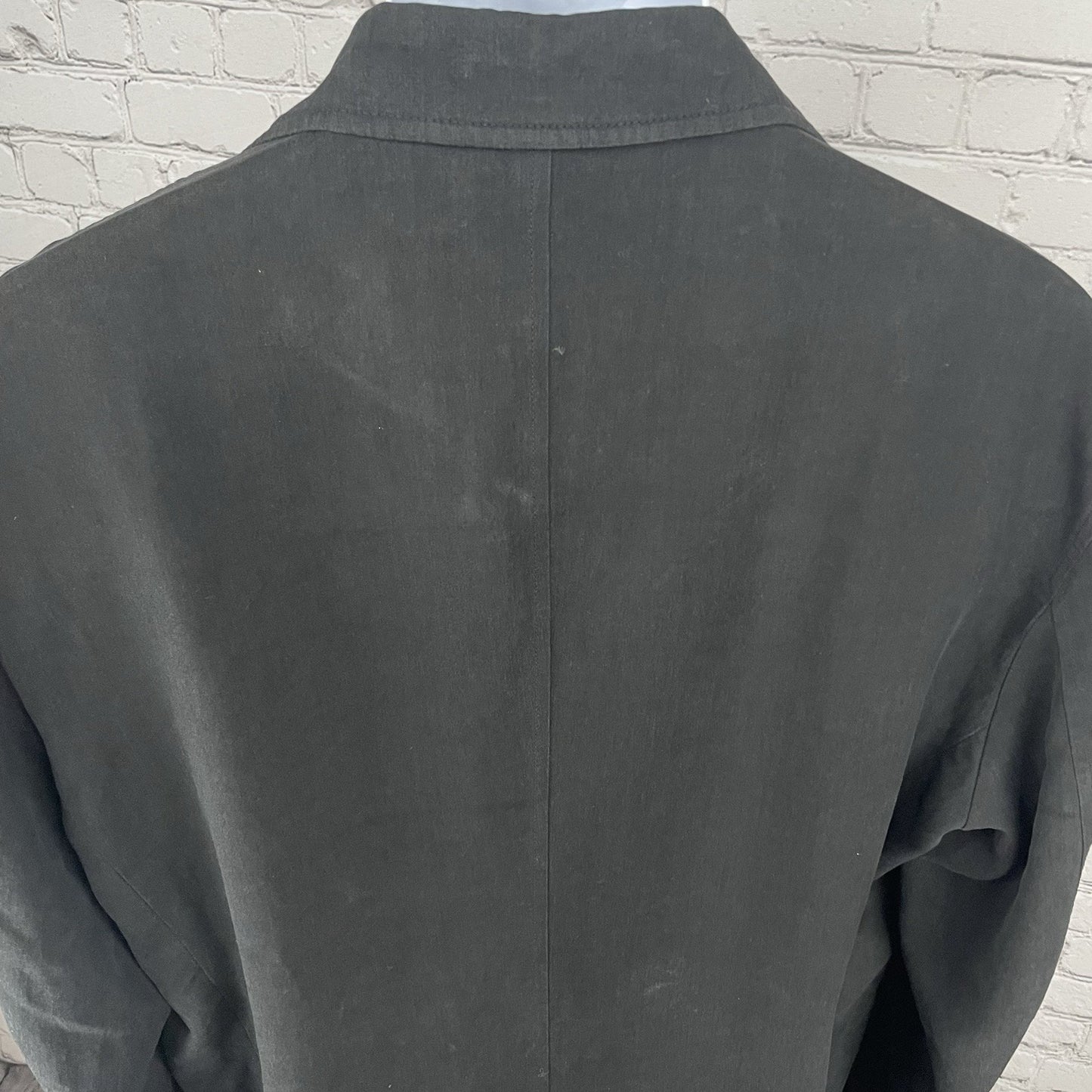 Tommy Bahama Black Silk Linen Island Soft Lightweight Blazer Jacket Size Large L