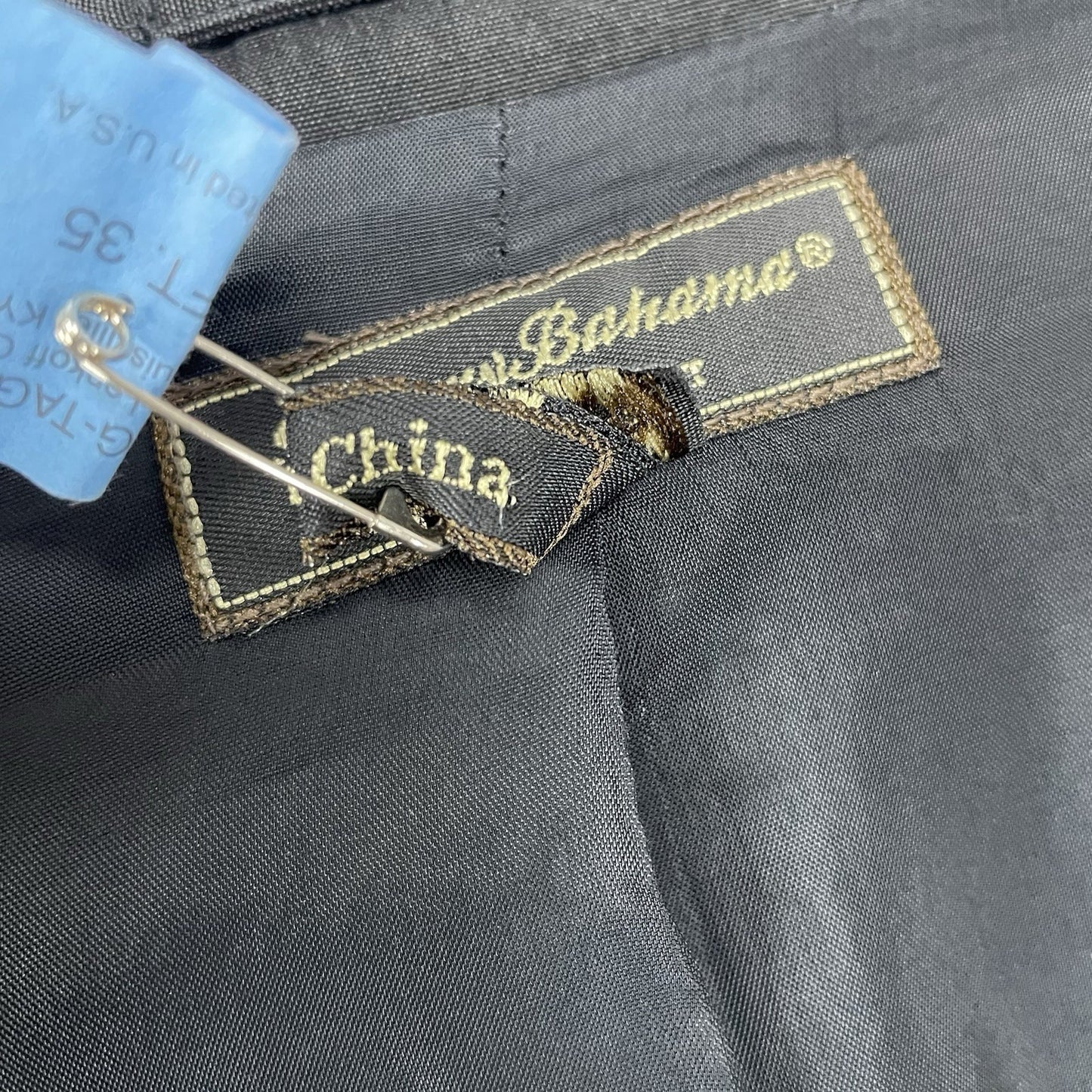 Tommy Bahama Black Silk Linen Island Soft Lightweight Blazer Jacket Size Large L