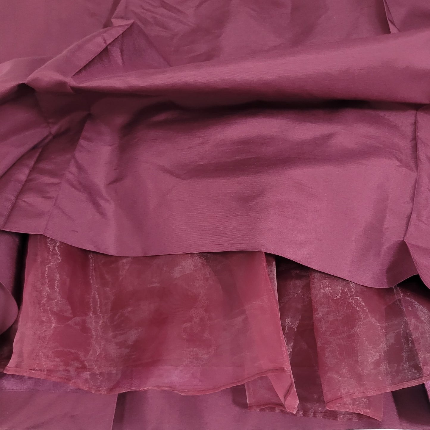 VTG Ann Taylor Purple 100% Silk Sleeveless Lined A-Line Dress Scarf Sash Size 6